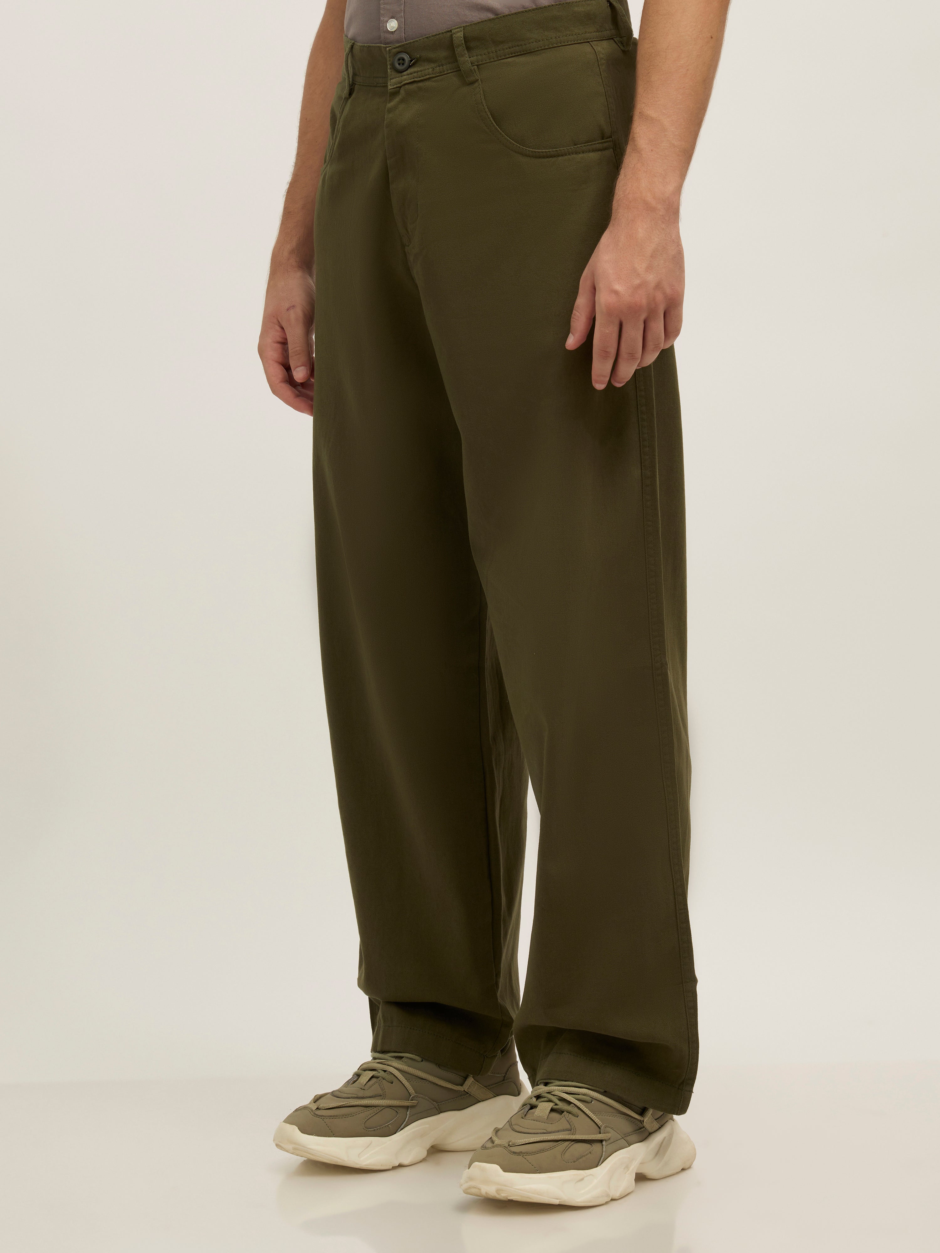  Super Baggy Cargo Pant - Forest Green