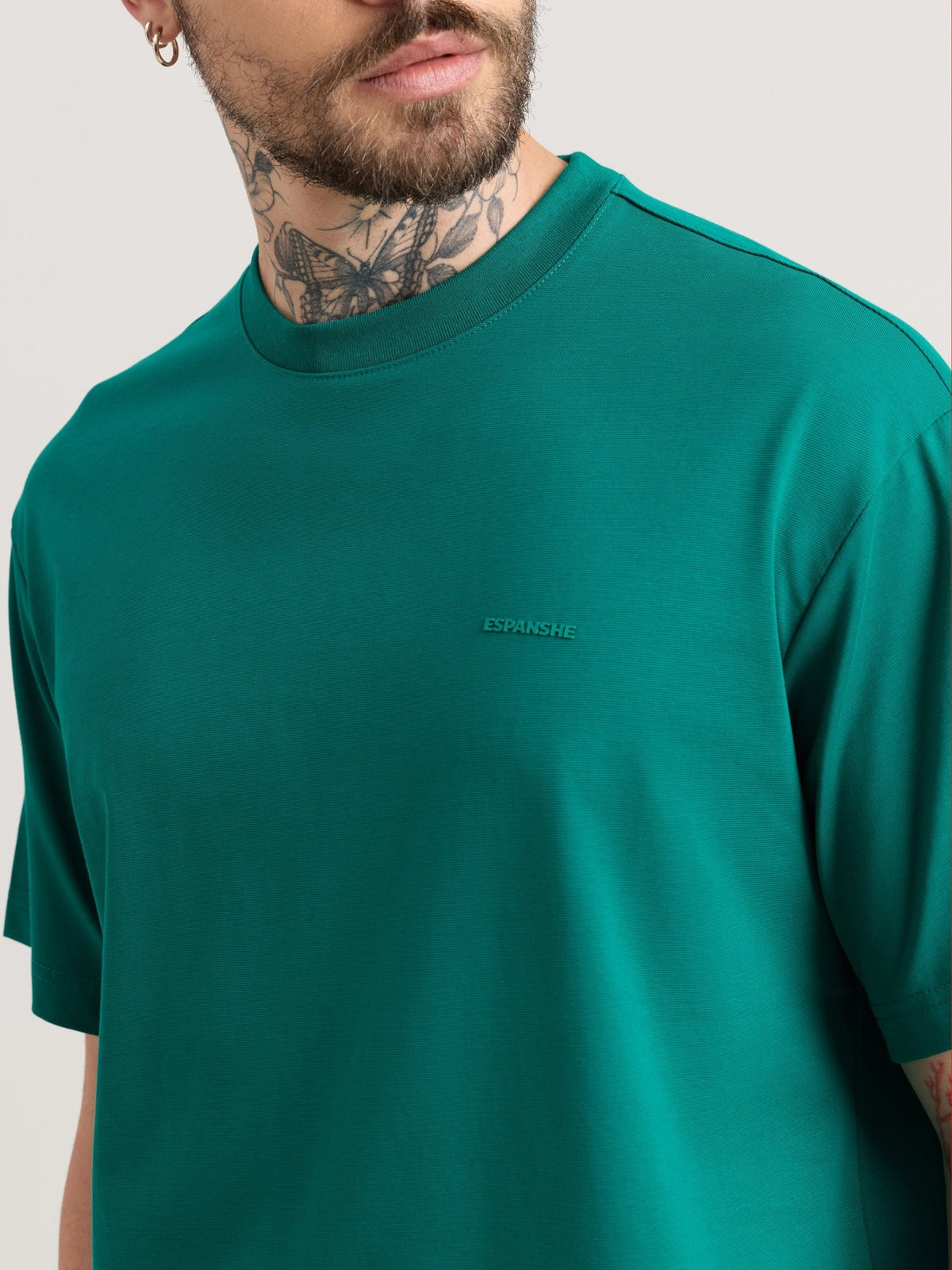 Nora - Loose Fit T-Shirt - Jolly Green - Espanshe