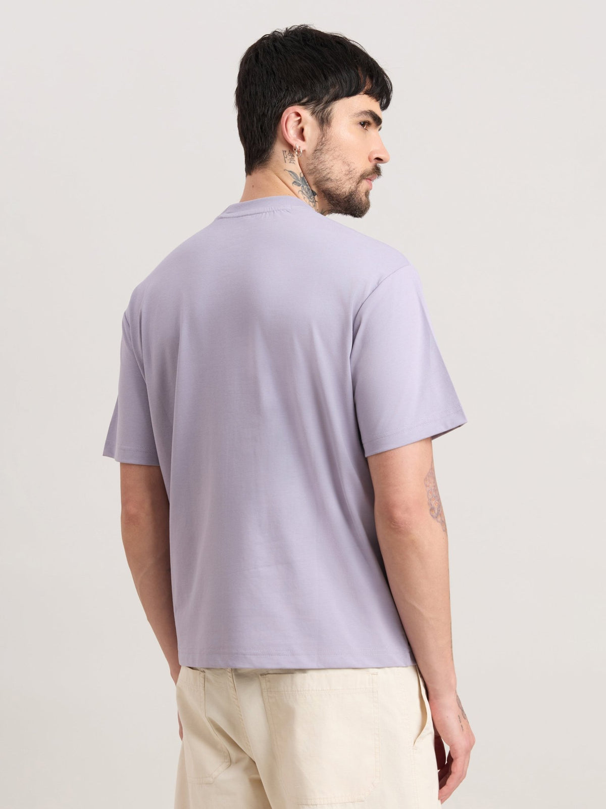 Nora - Loose Fit T-Shirt - Wisteria Purple - Espanshe