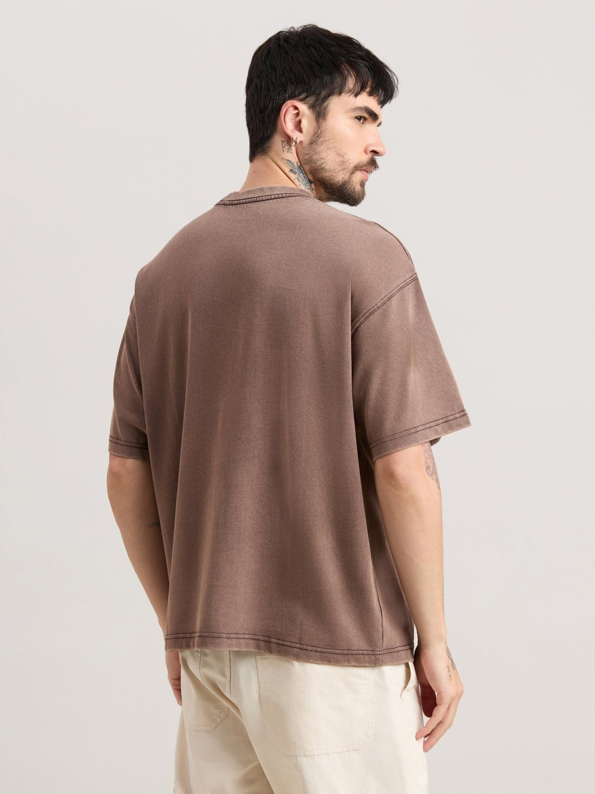 Kellington - Fade Brown Baggy T-Shirt - Espanshe