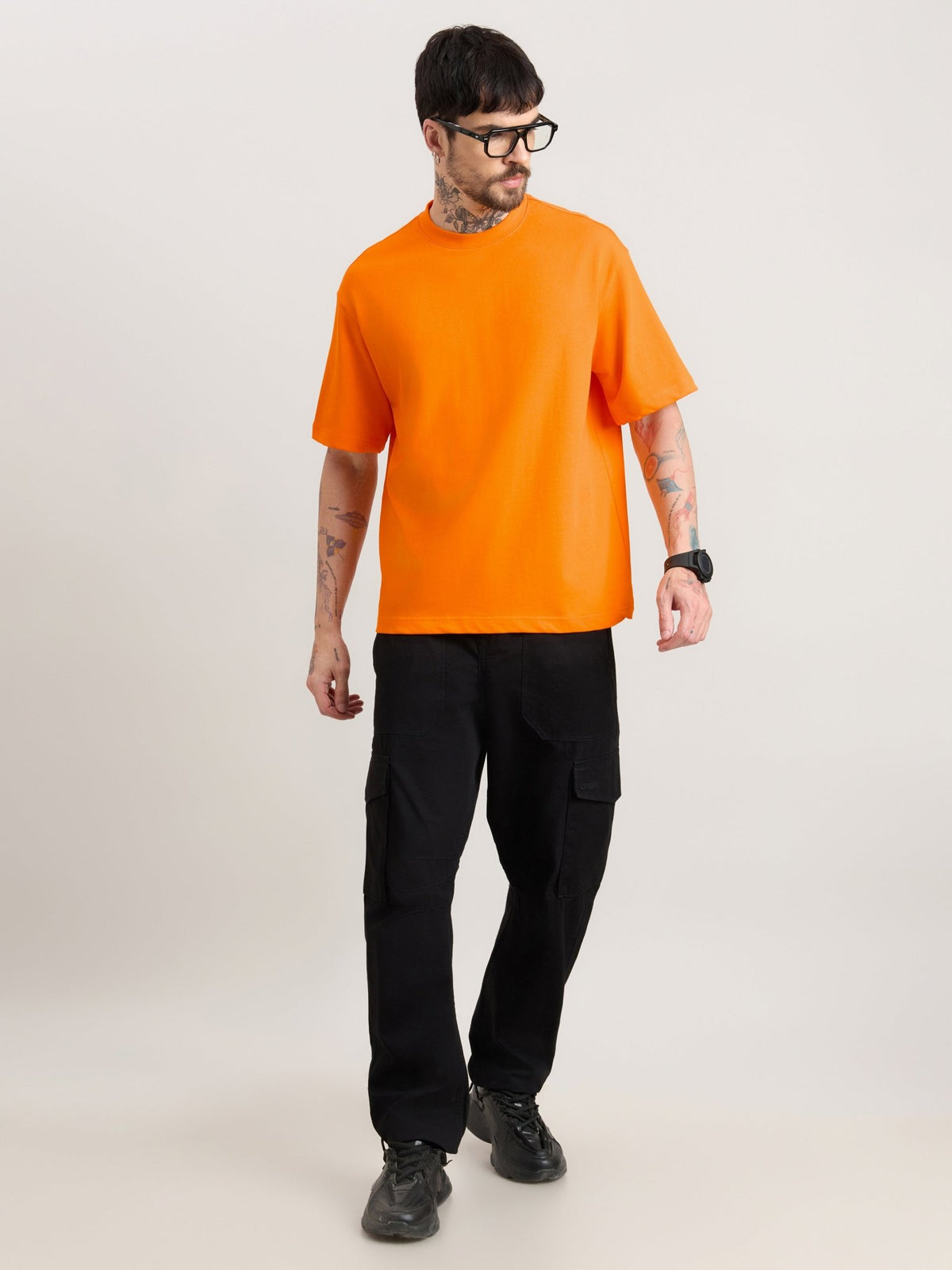 Vynora - Loose Fit T-Shirt - Neon Orange - Espanshe