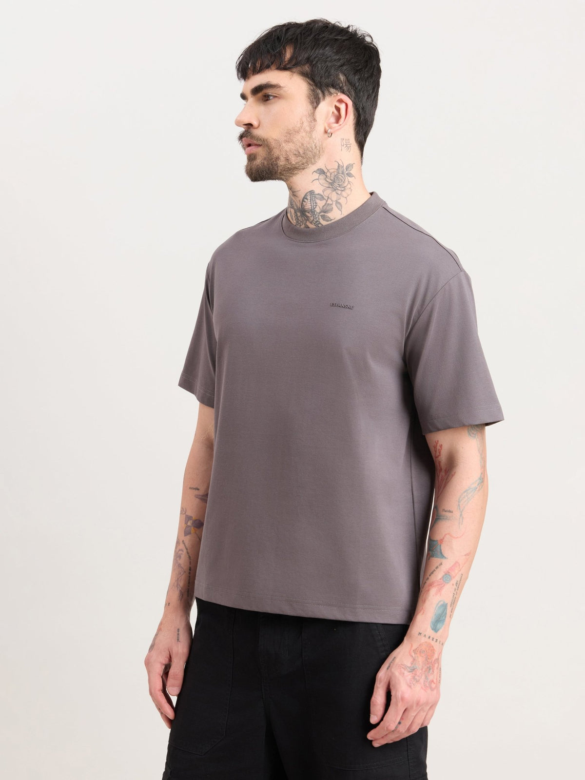 Nora - Loose Fit T-Shirt - Shale - Espanshe