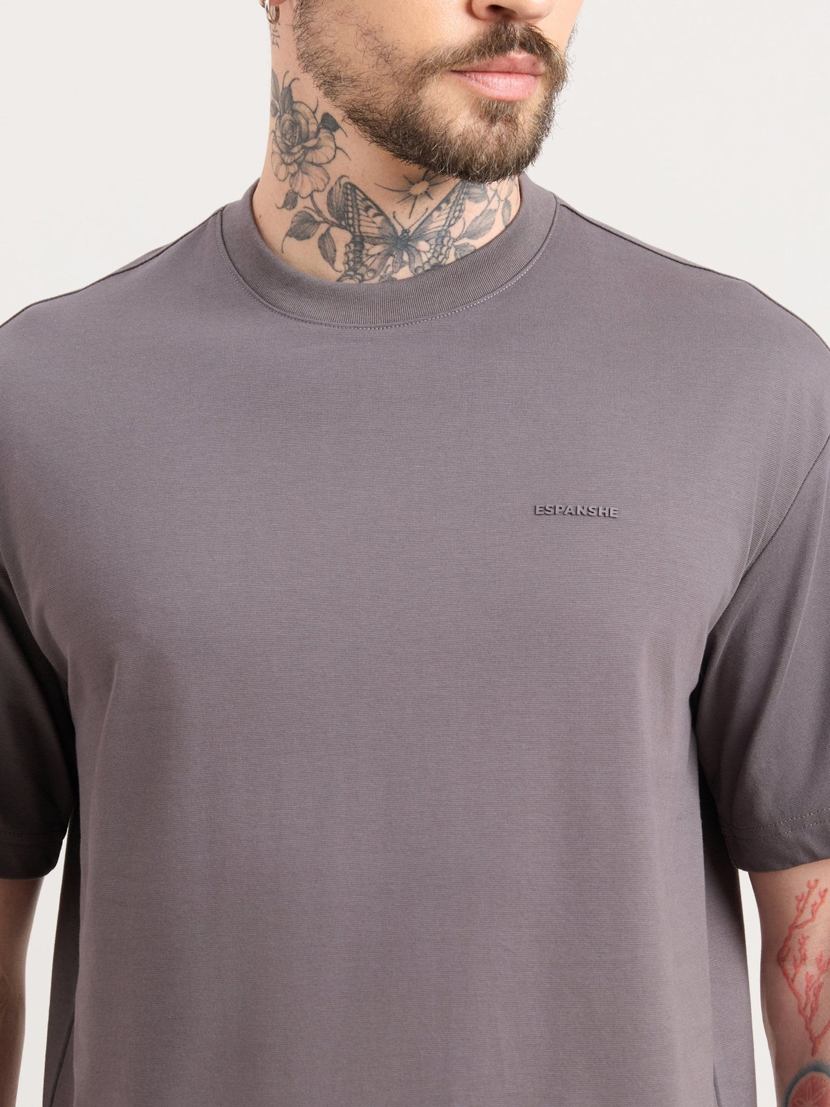Nora - Loose Fit T-Shirt - Shale - Espanshe