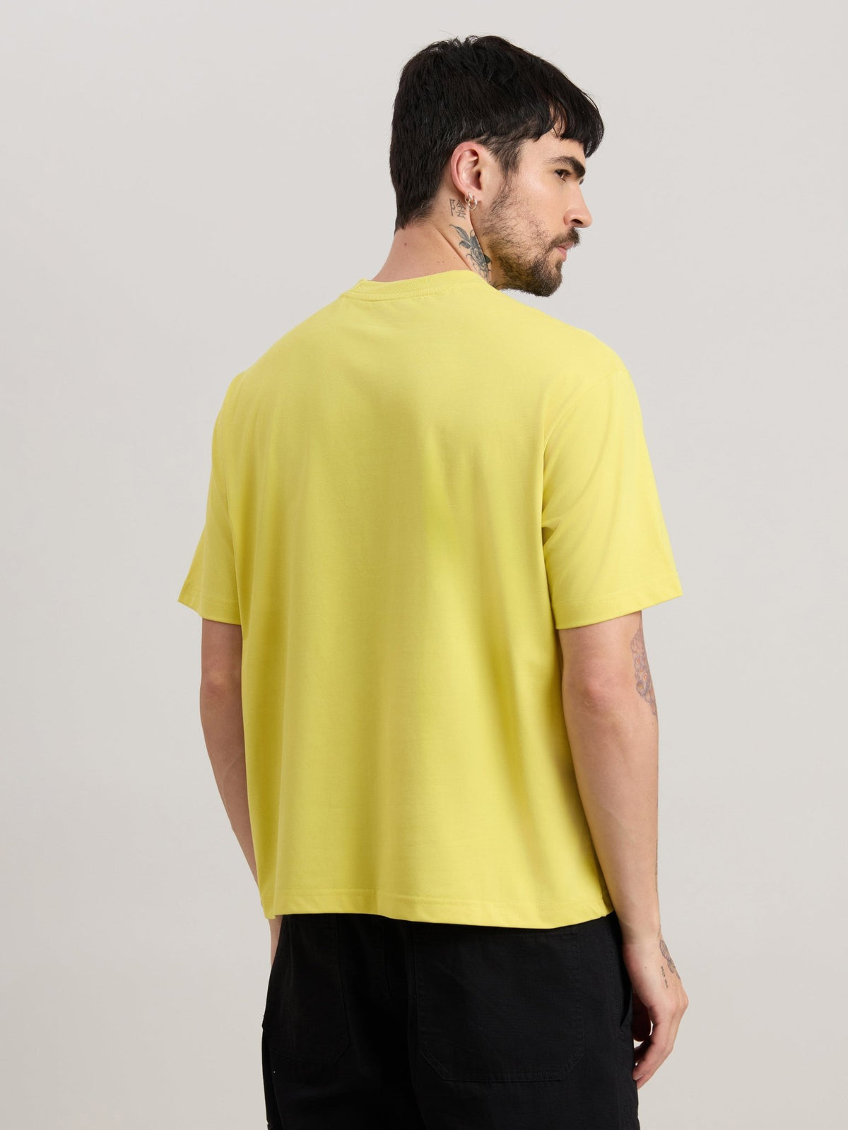 Nora - Loose Fit T-Shirt - Yellow - Espanshe