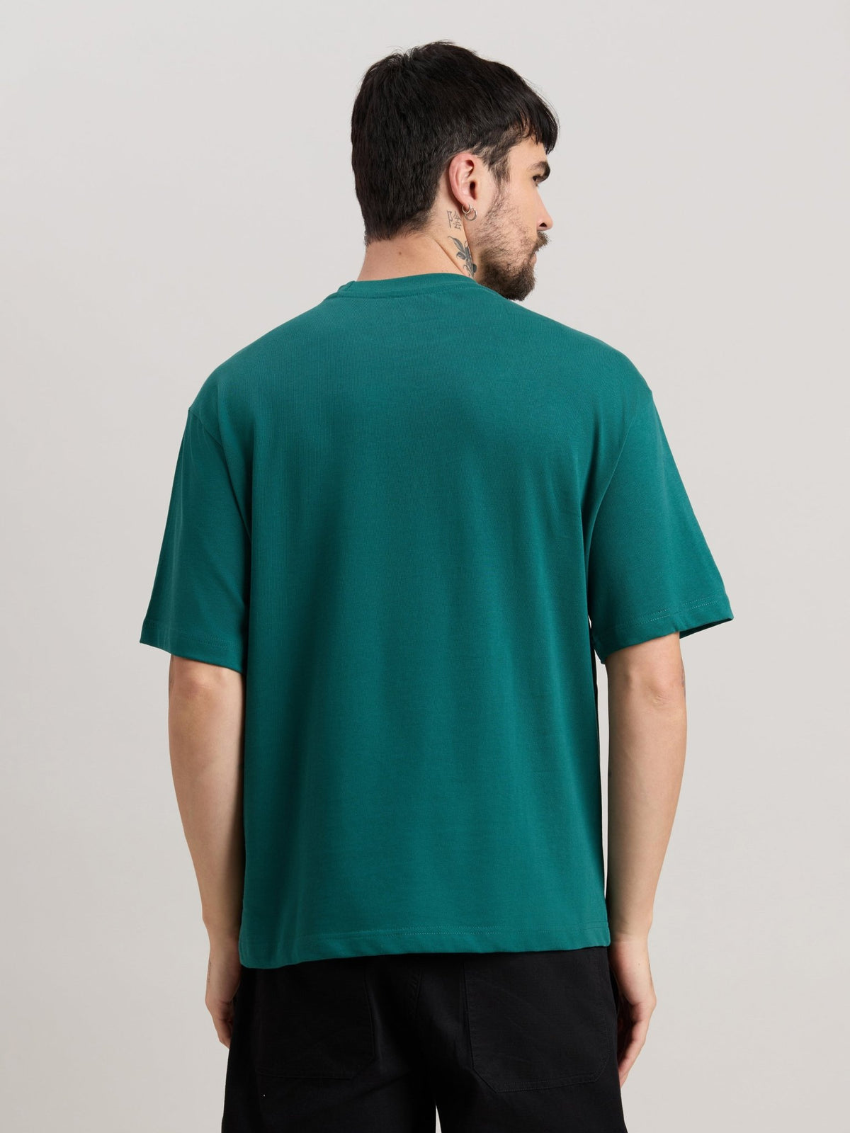 Vynora - Loose Fit T-Shirt - Teal Green - Espanshe