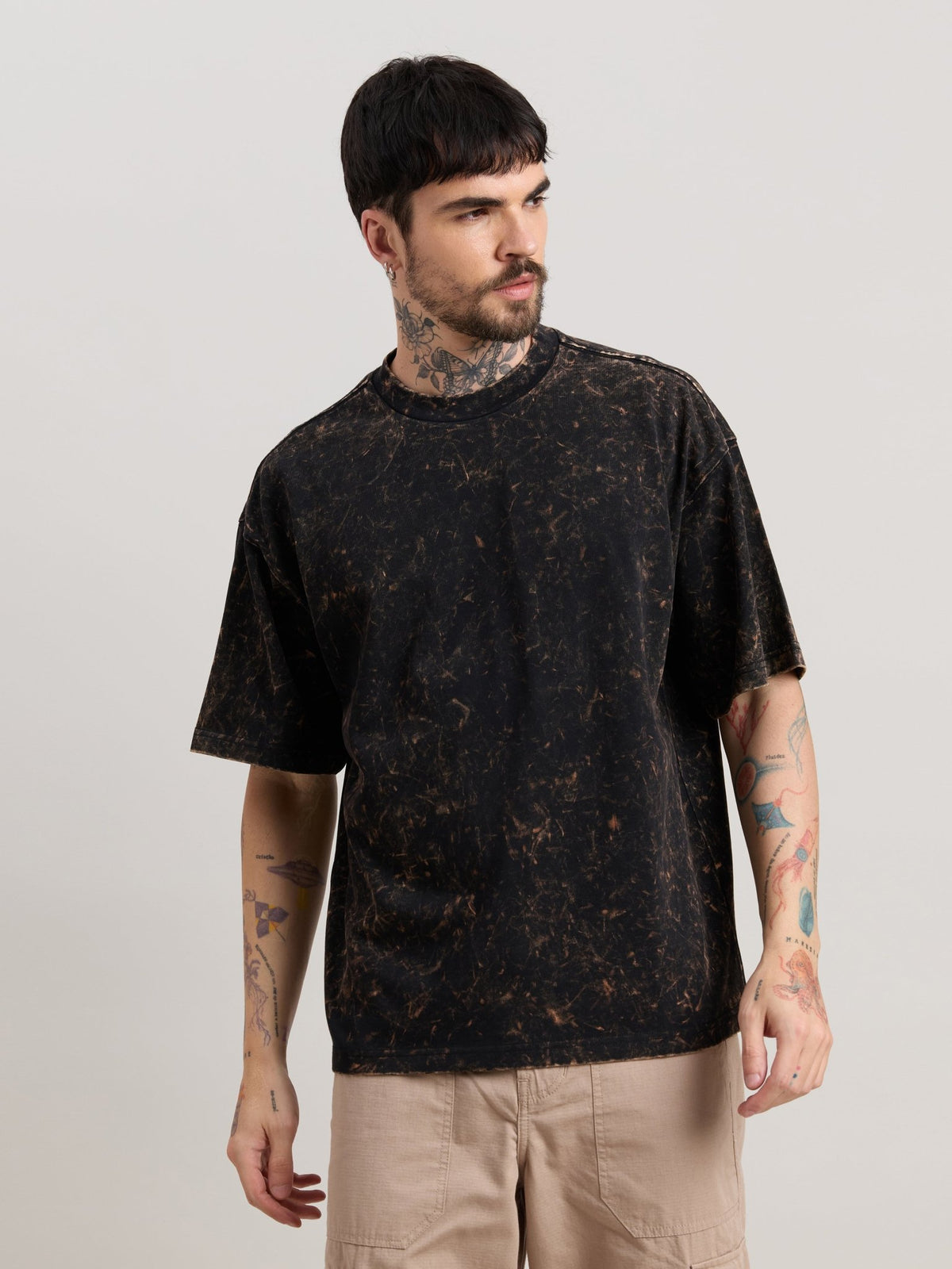 Kellington - Fade Black Baggy T-Shirt - Espanshe