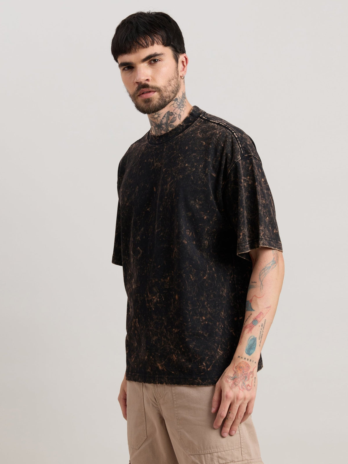 Kellington - Fade Black Baggy T-Shirt - Espanshe