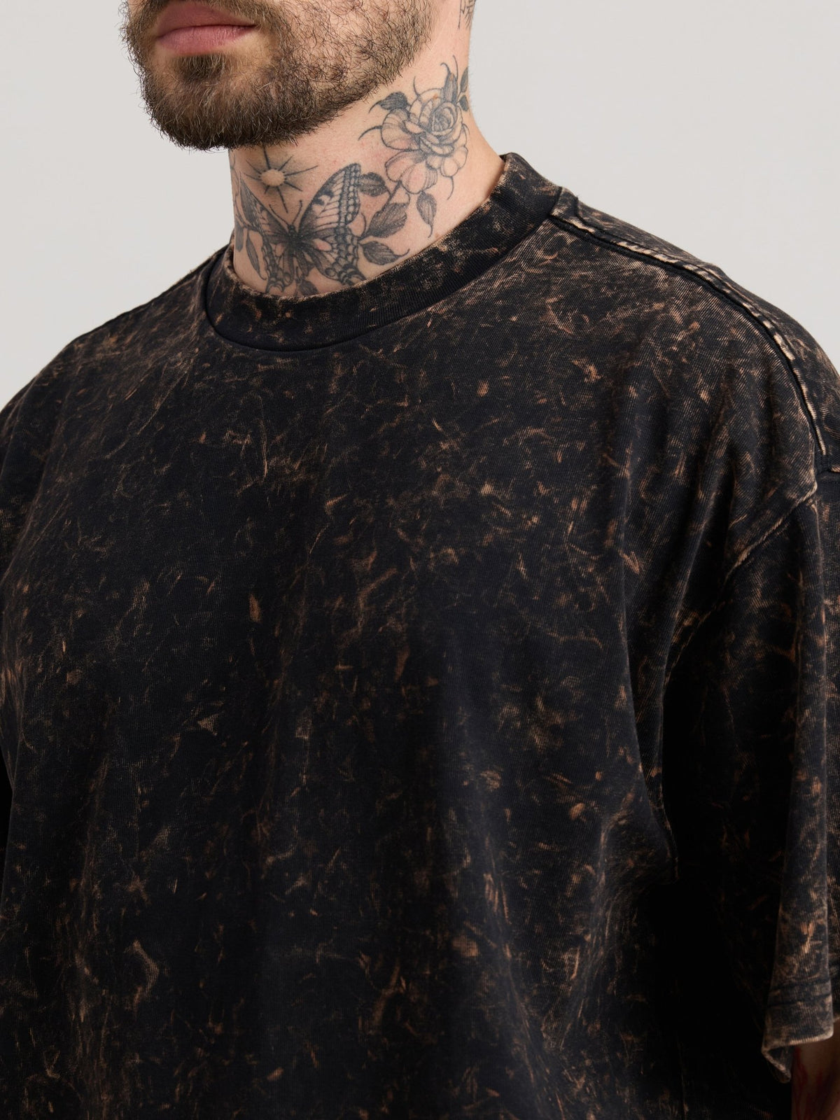 Kellington - Fade Black Baggy T-Shirt - Espanshe