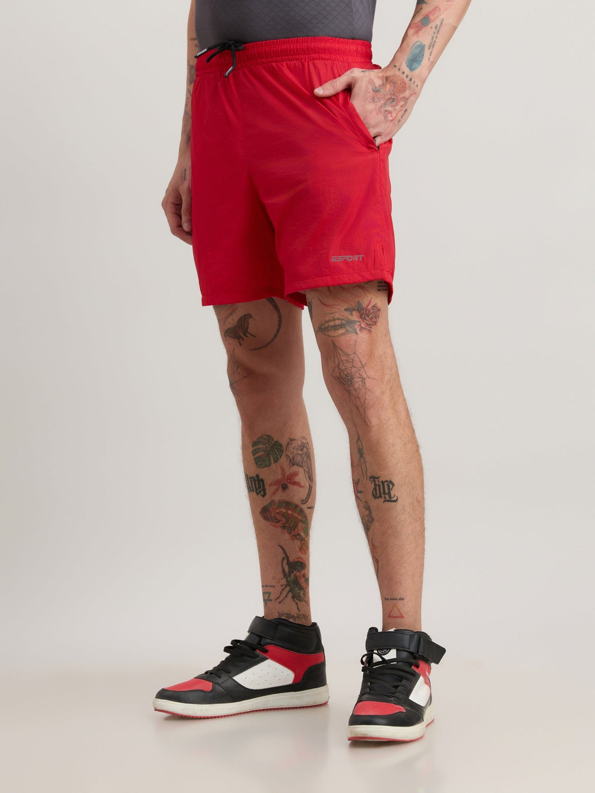 Zyphic - Sport Shorts - Bright Red - Espanshe