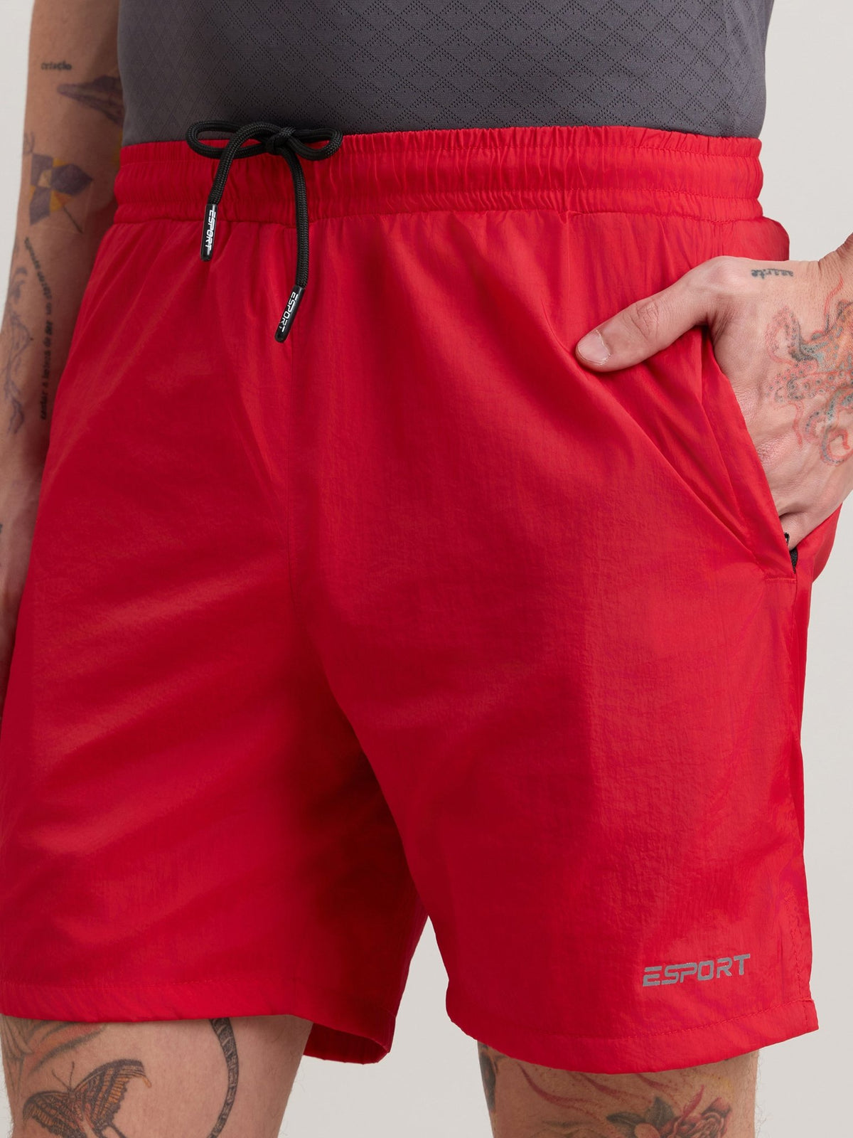 Zyphic - Sport Shorts - Bright Red - Espanshe