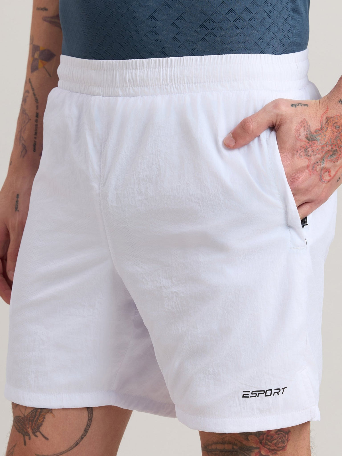 Zyphic - Sport Shorts - White - Espanshe