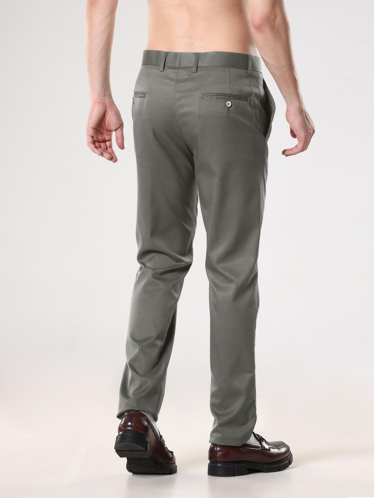 Wee 2.0 - Bootcut Formal Pant - Moss Green - Espanshe