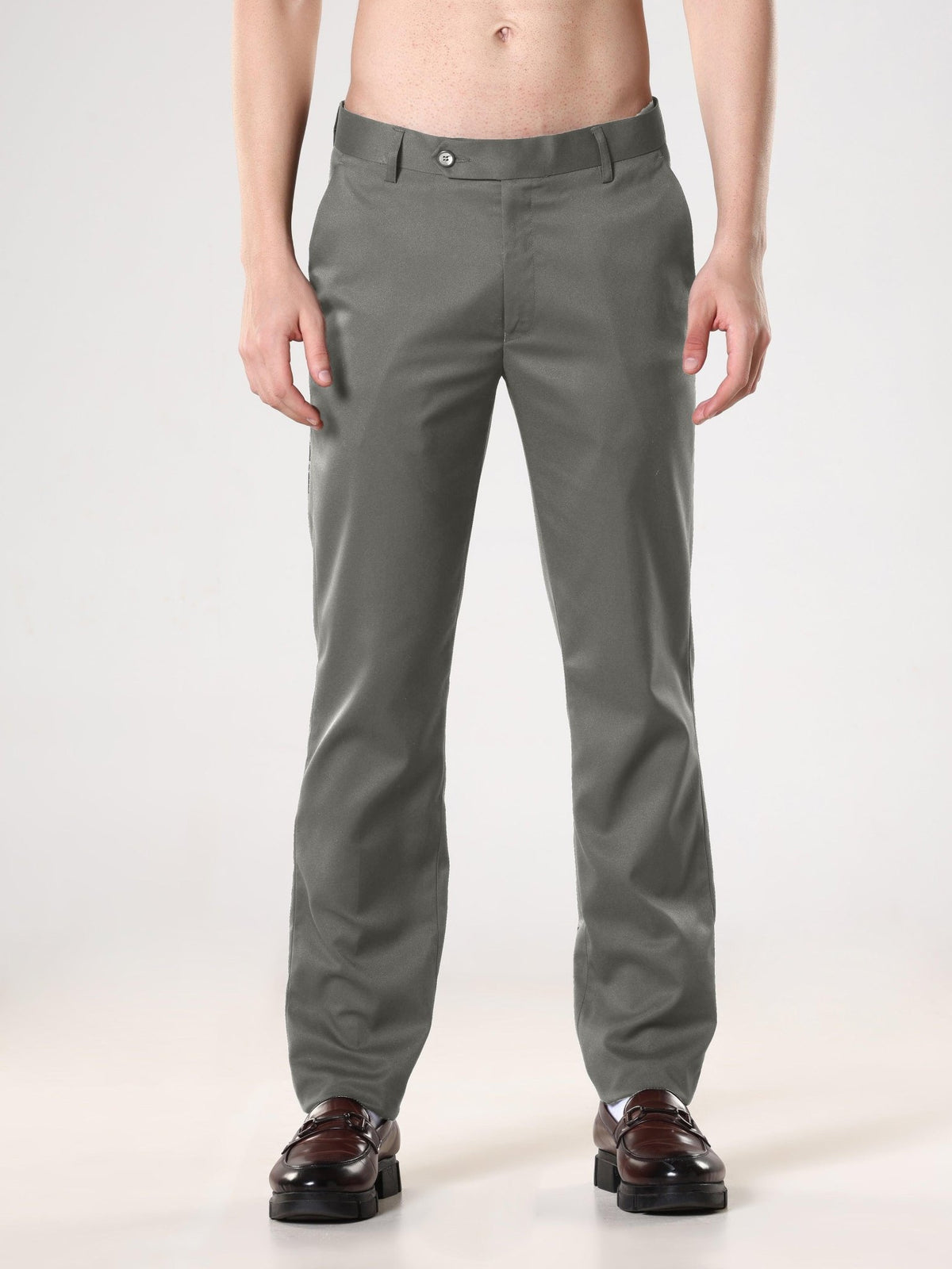 Wee 2.0 - Bootcut Formal Pant - Moss Green - Espanshe