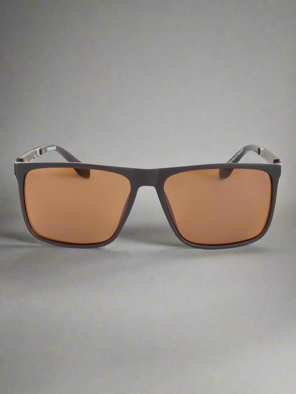 Photon Veil - Rectangle Sunglass - Coffee Brown