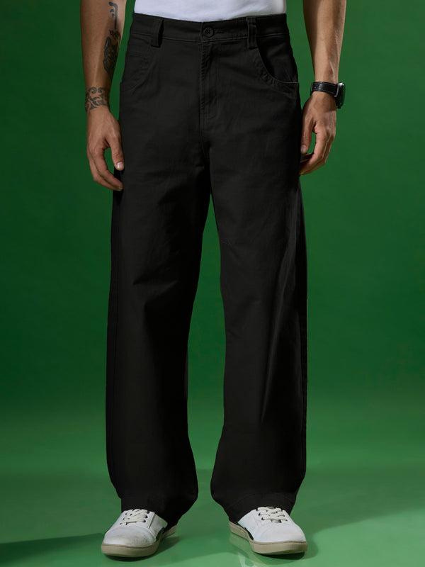Vardon - Super Baggy Cargo Pant - Black