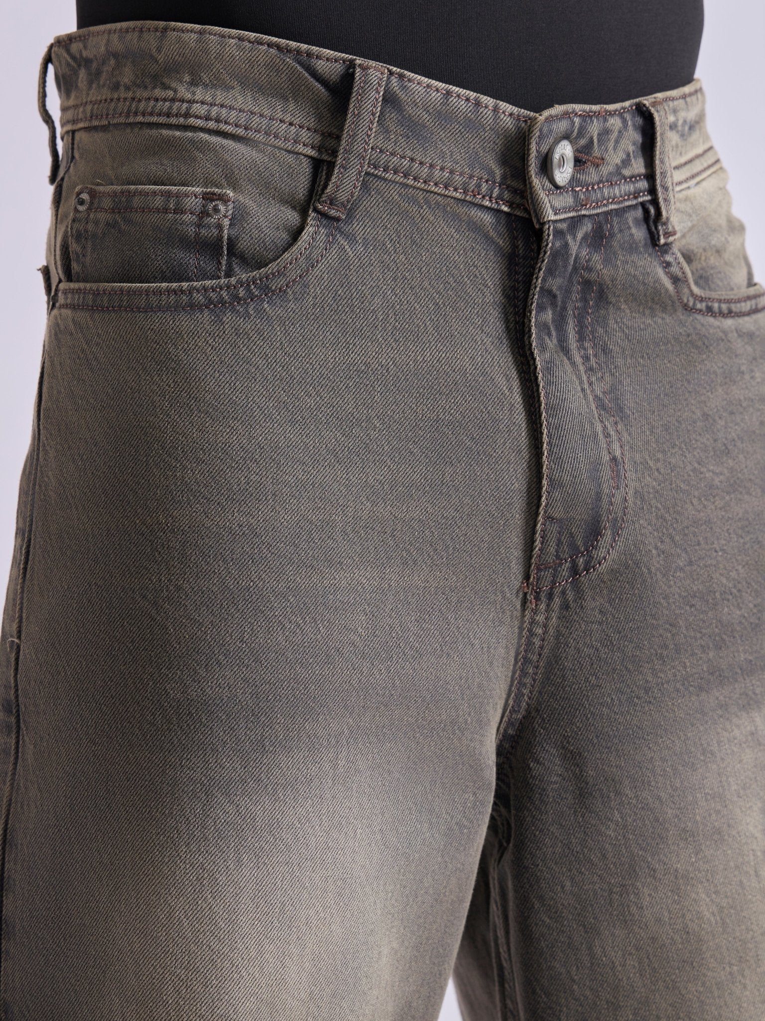 Zoran - Relaxed Fit Jeans - Black Shade - Espanshe