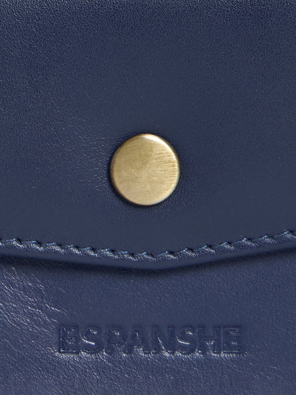 Arctic-8 - Vertical Leather Soft Wallet - Navy Blue - Espanshe