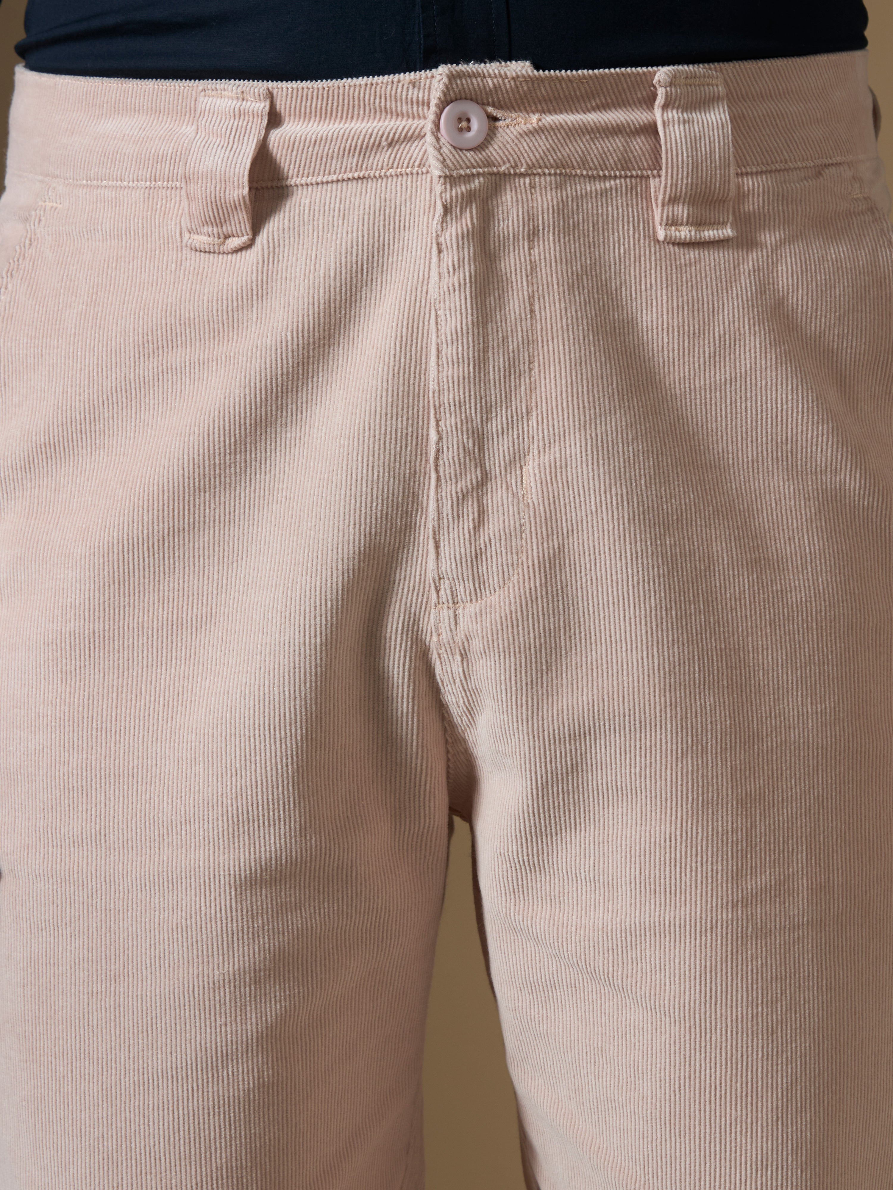 Melwin - Corduroy Shorts - Nude Pink
