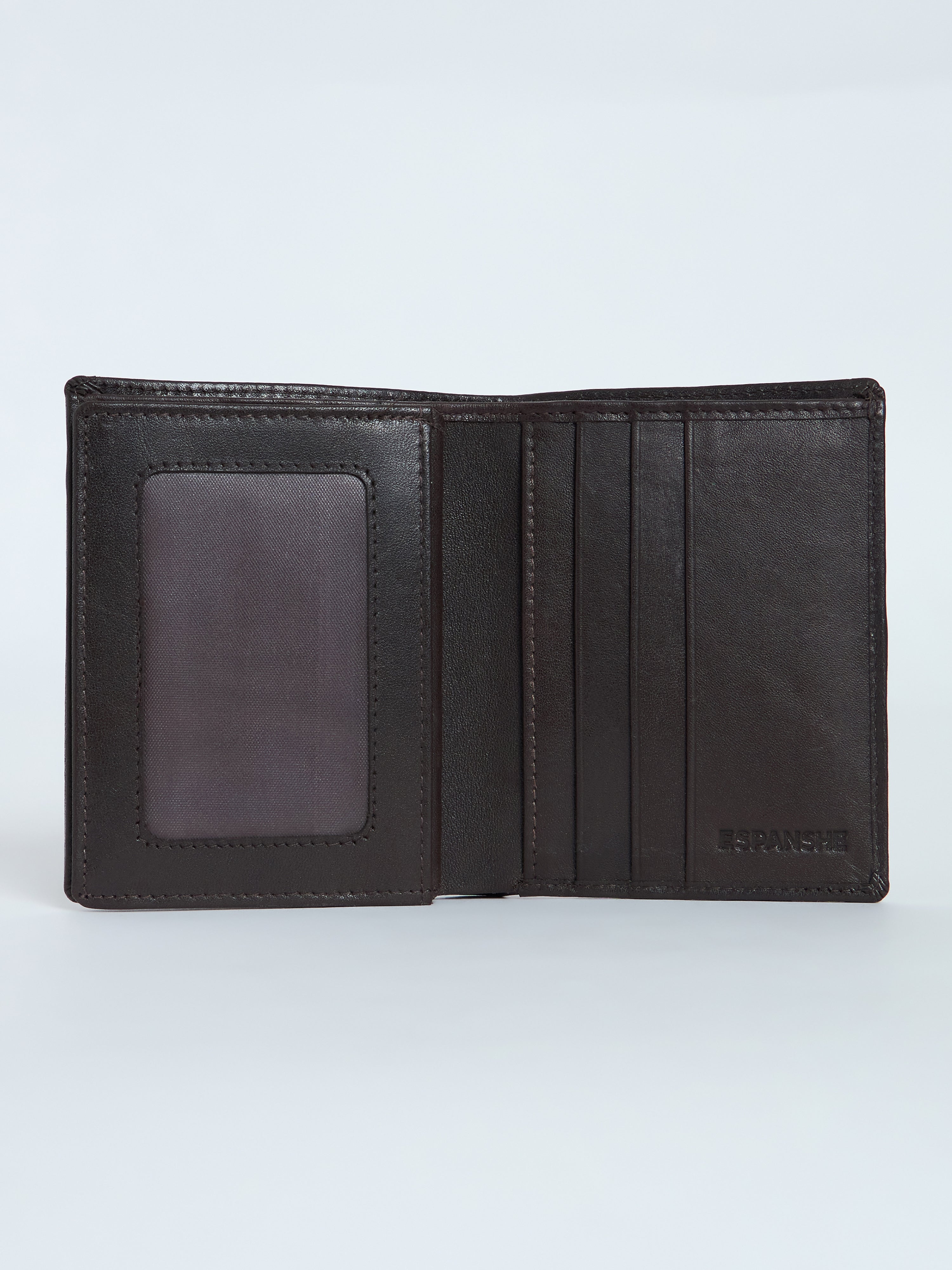 Arctic-2 - Bi-Fold Leather Wallet - Brown