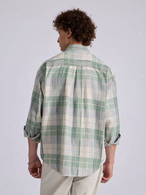 Men's Drop Shoulder Checks Shirt