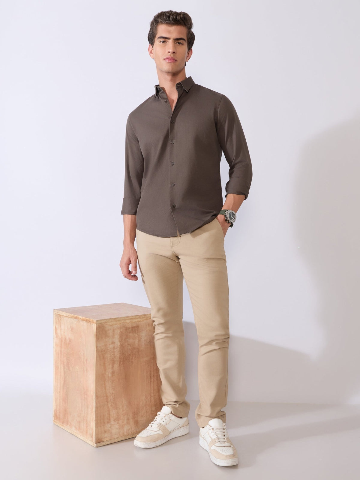 Nerato - Turkish Fit Cavalry Shirt - Chimera Grey - Espanshe