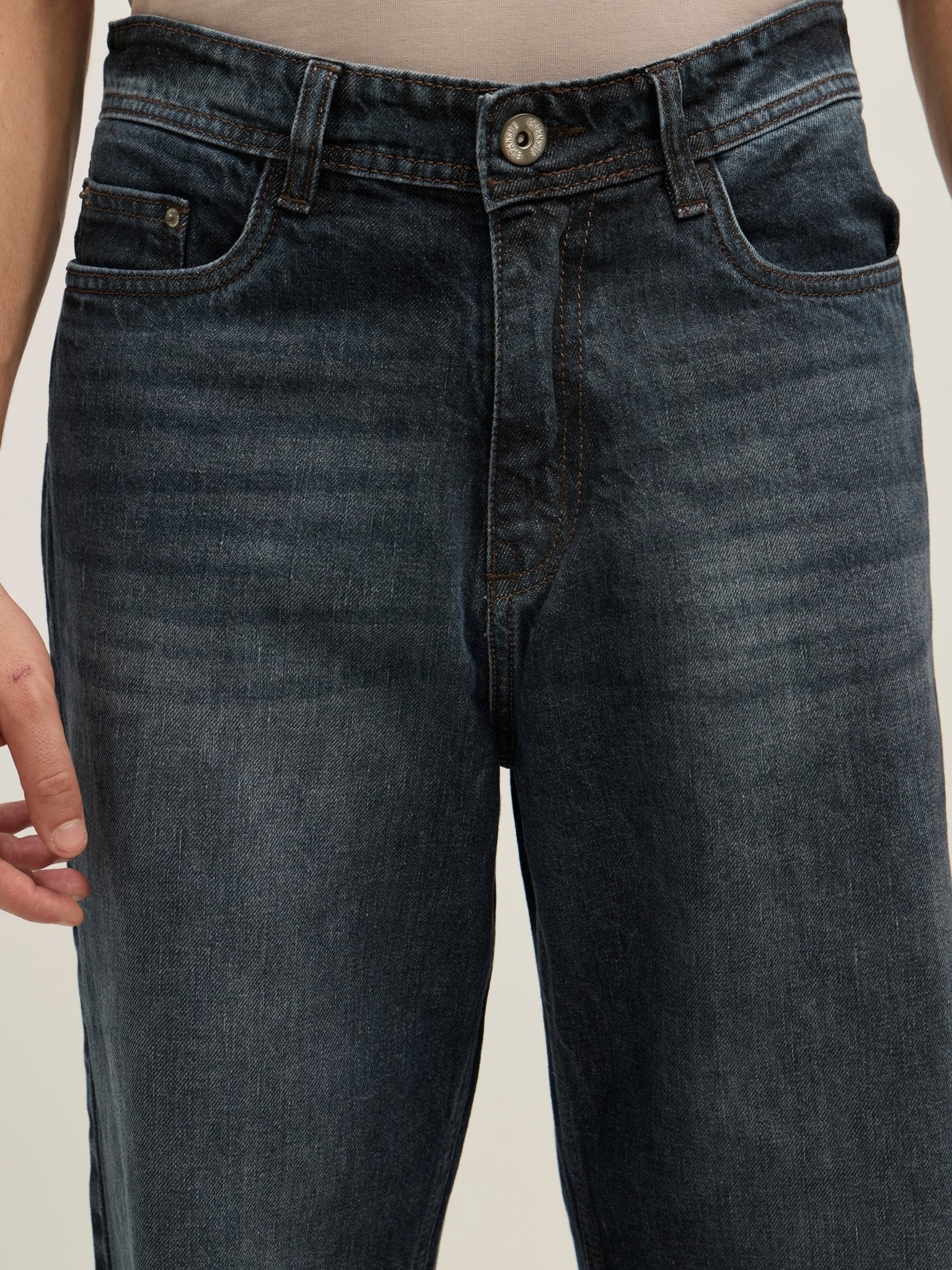 Wallace - Relaxed Fit Jeans - Blue Shade - Espanshe