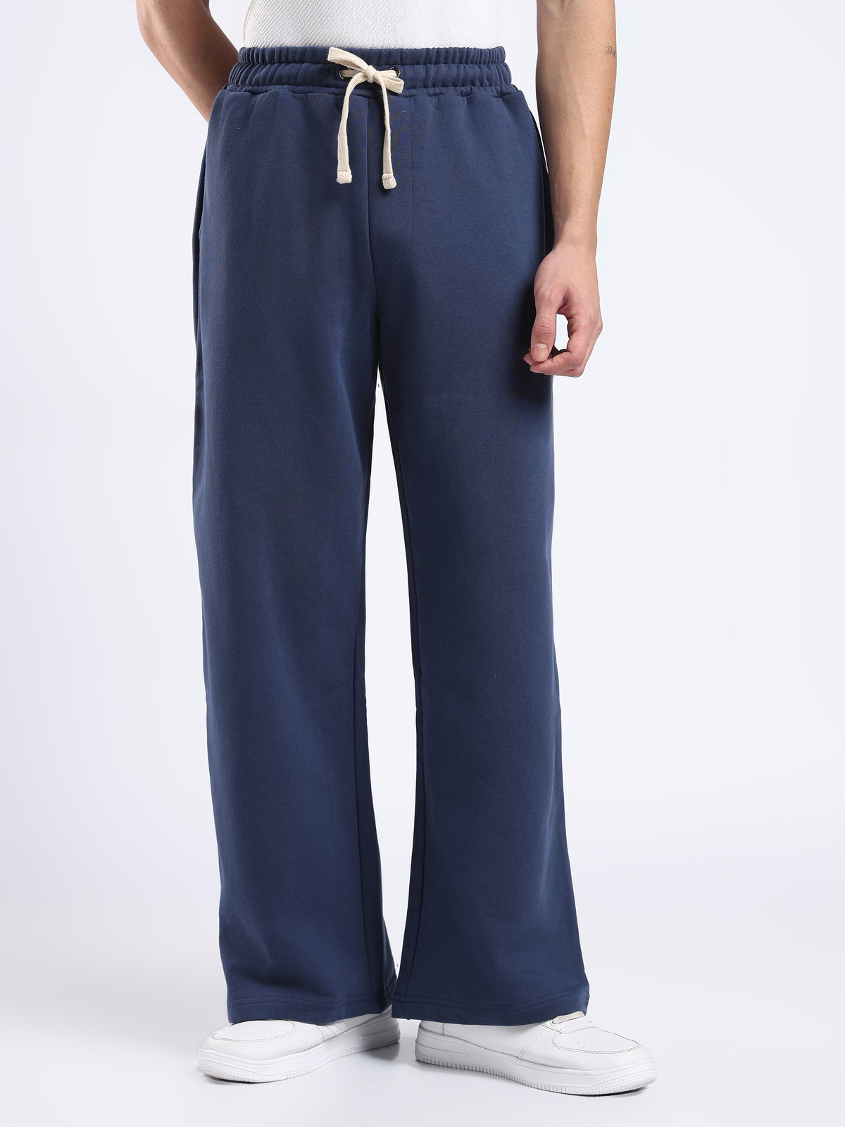 Ledoge - Loose Fit Track Pant - Navy Blue