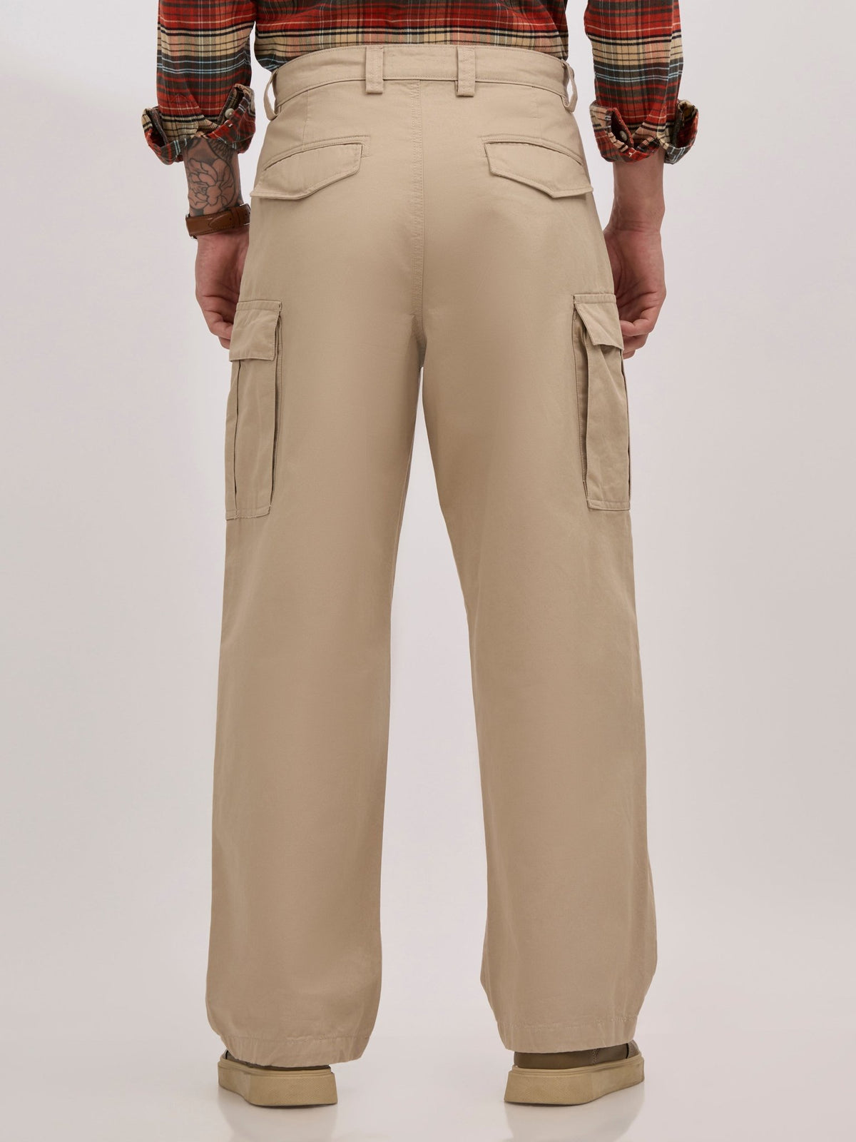 Vardon G1 - Super Baggy Cargo Pants - Tan - Espanshe