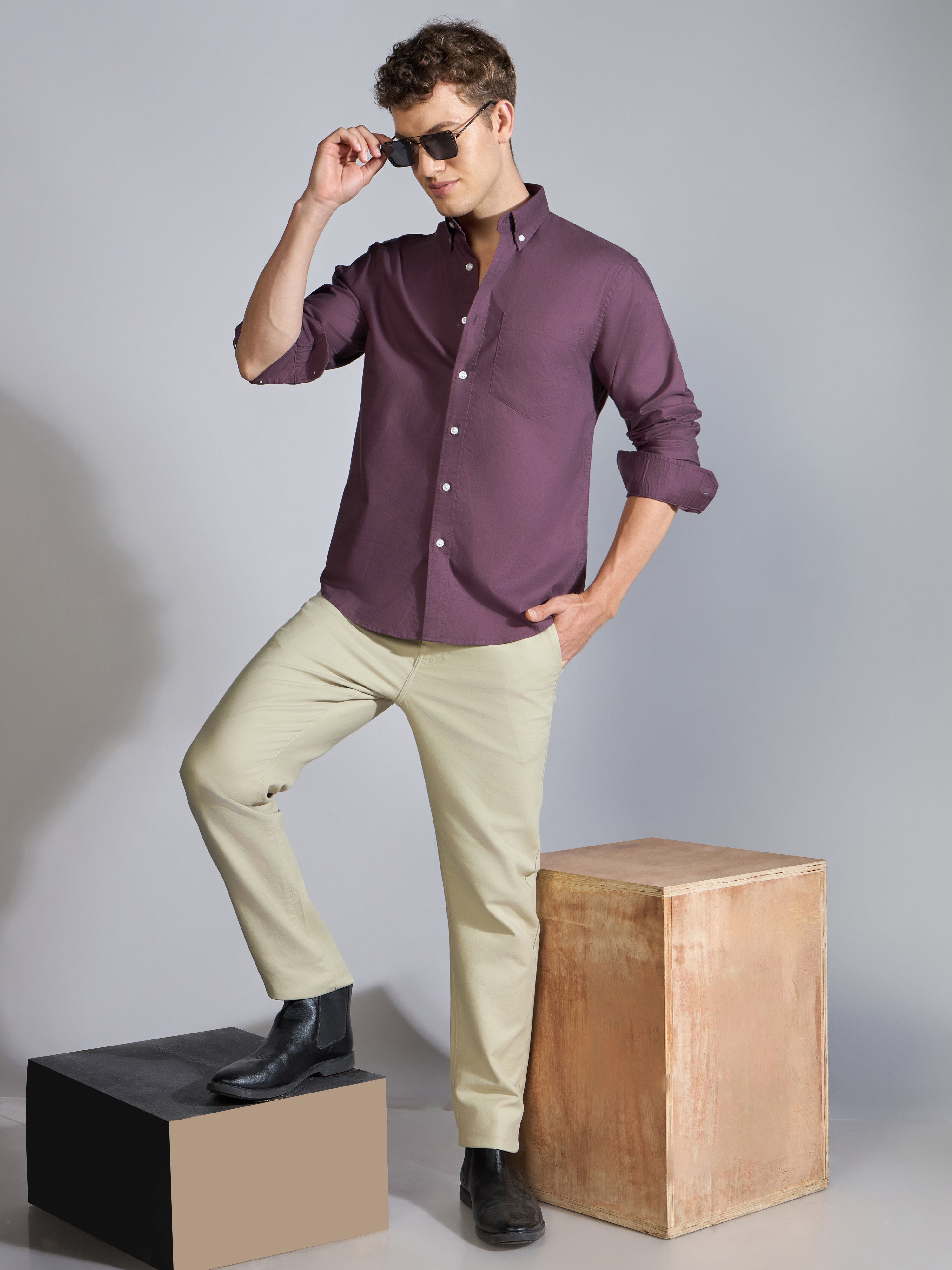 Flux - Relaxed Fit Oxford Shirt - Rani