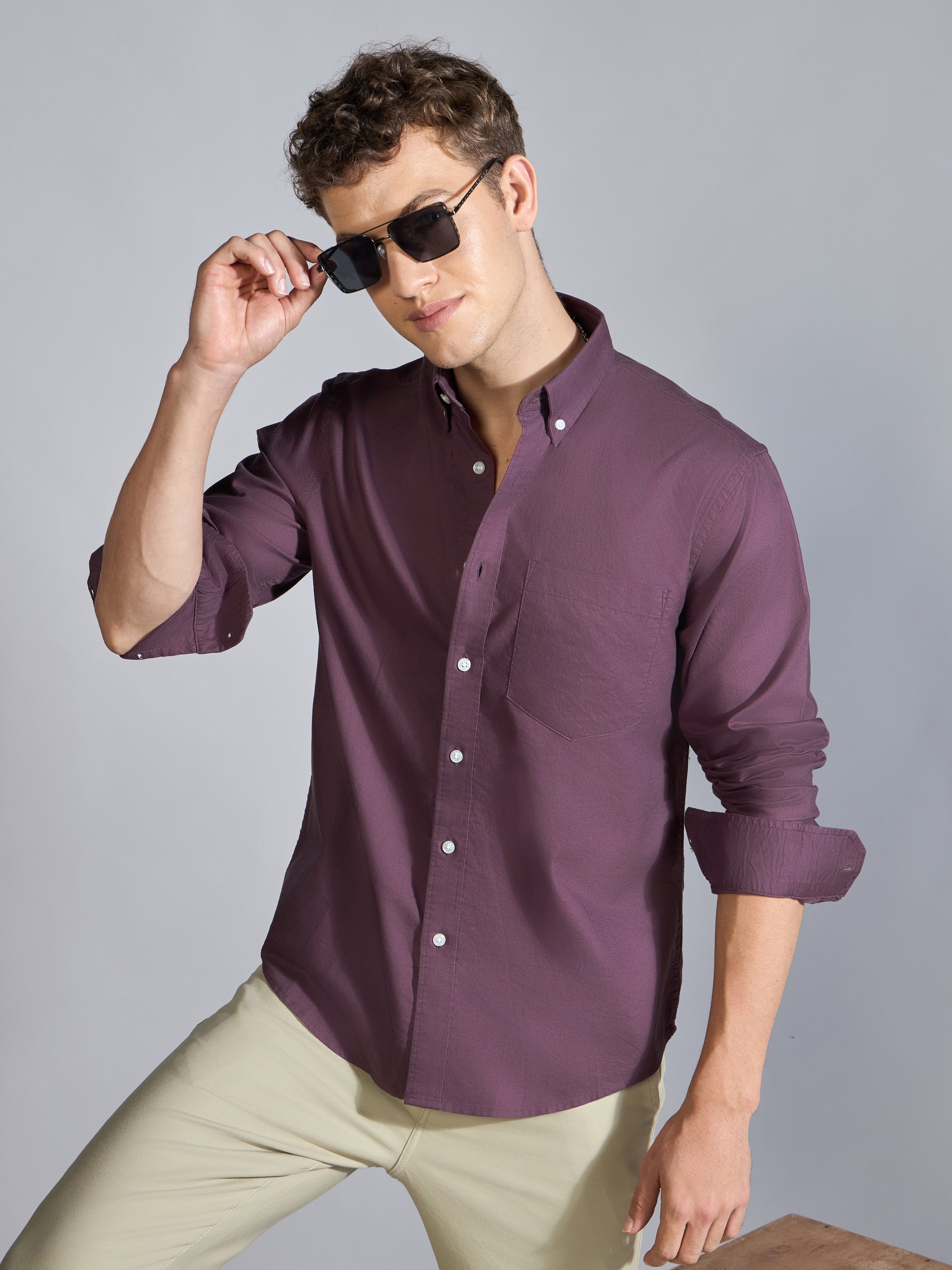 Flux - Relaxed Fit Oxford Shirt - Rani