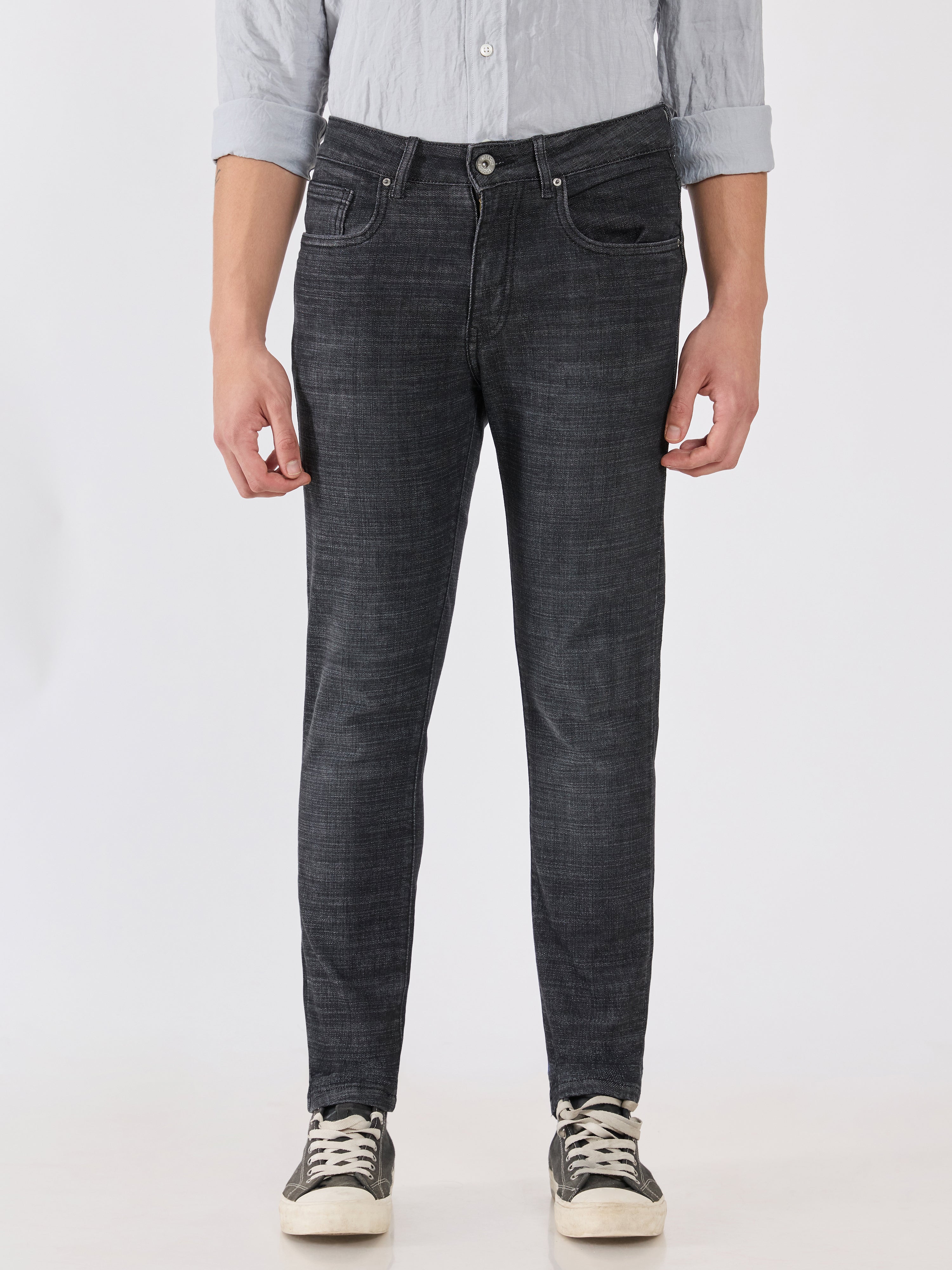 Men's Skinny Fit Jeans - Black Shade