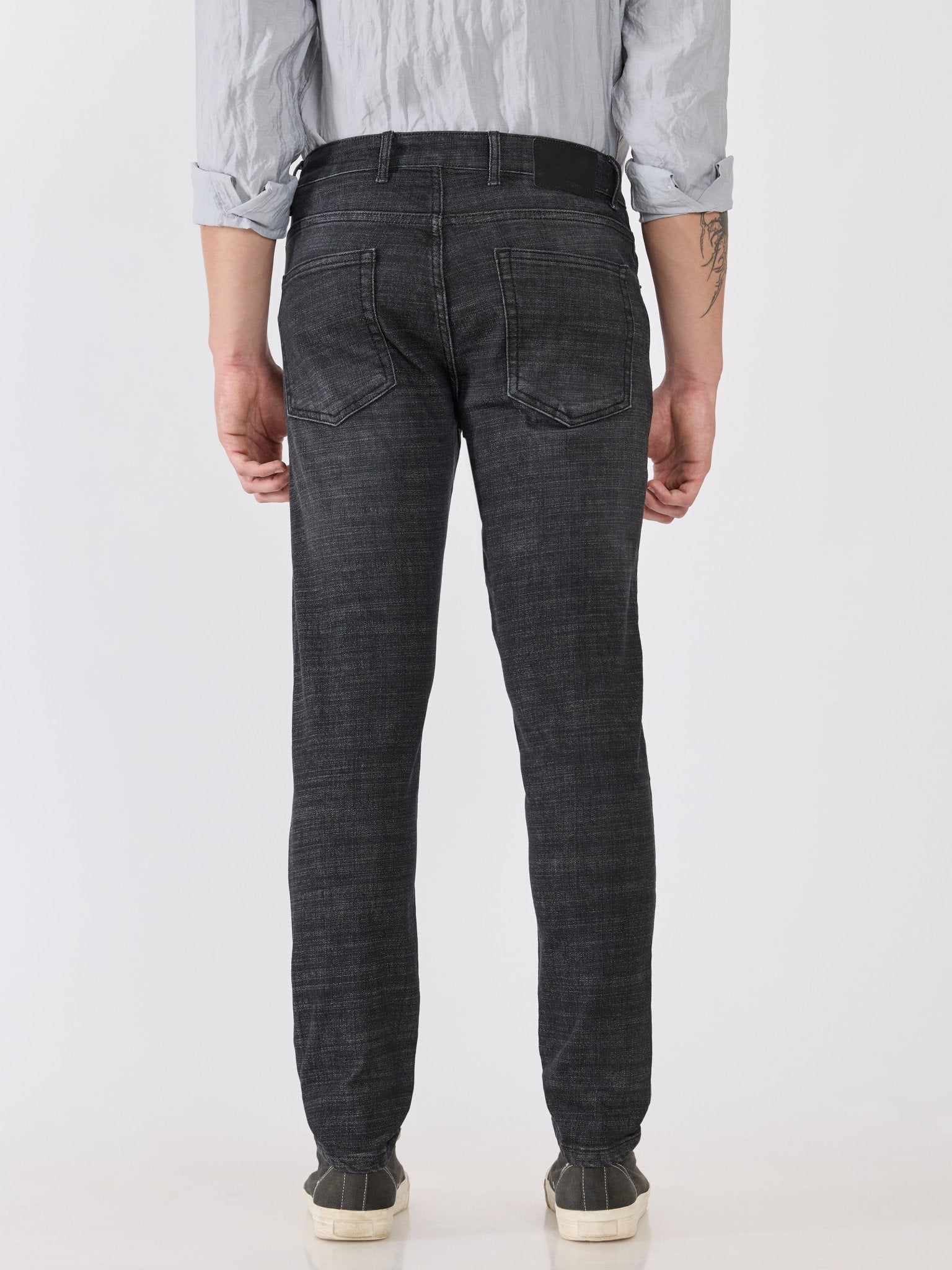Santo - Skinny Fit Jeans - Black Shade - Espanshe