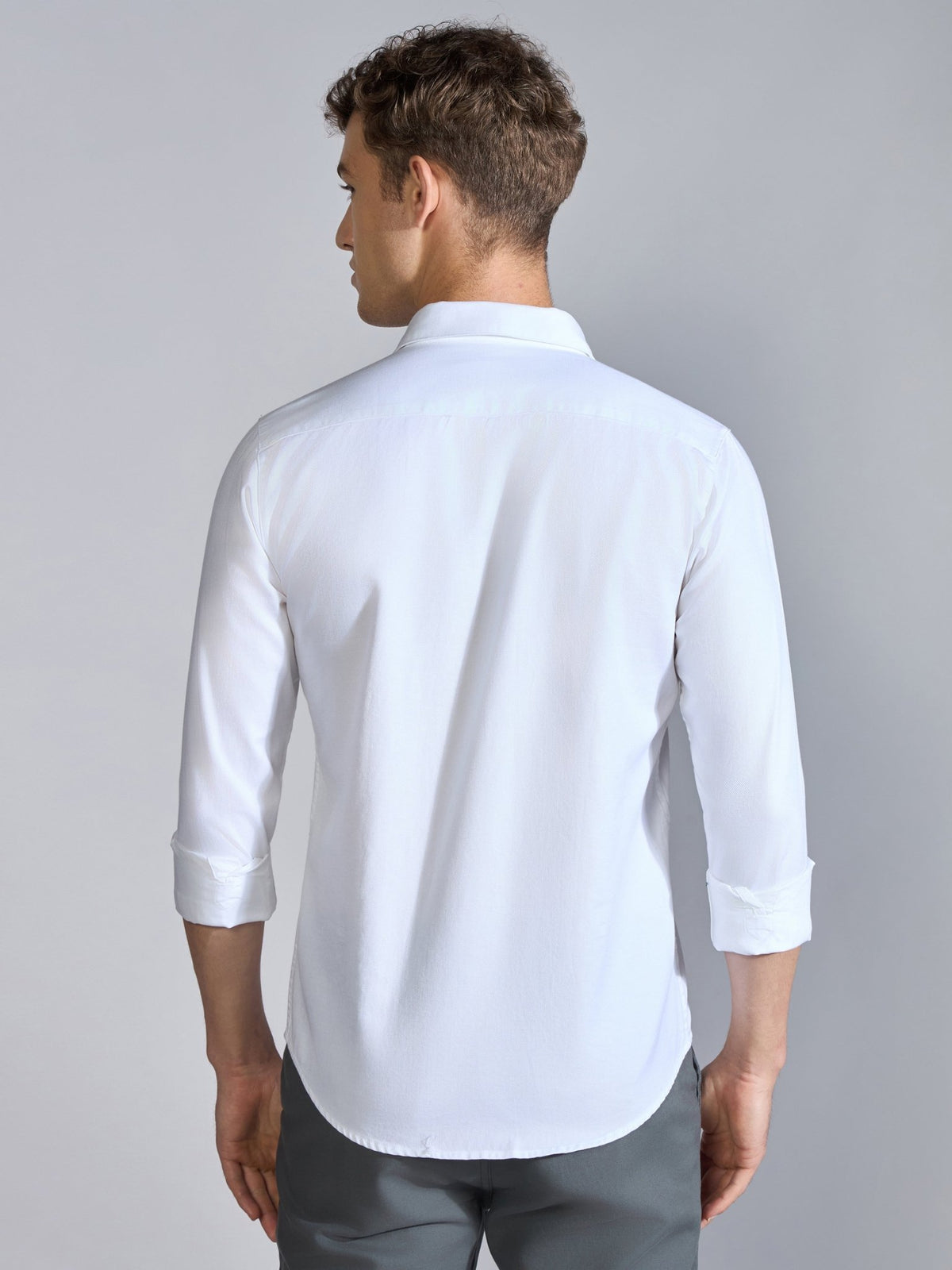 Nerato - Turkish Fit Cavalry Shirt - White - Espanshe