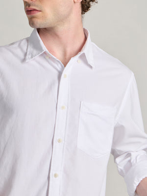 Men's Relaxed Corduroy Shirt - White