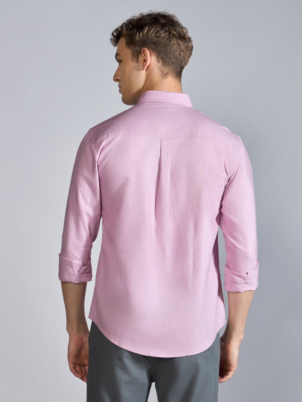 Flux - Relaxed Fit Oxford Shirt - Orchid - Espanshe