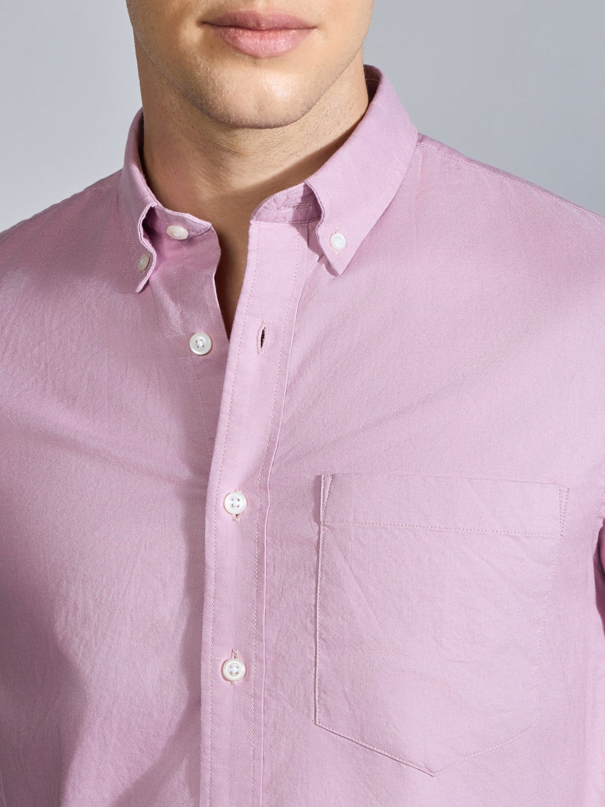 Flux - Relaxed Fit Oxford Shirt - Orchid - Espanshe