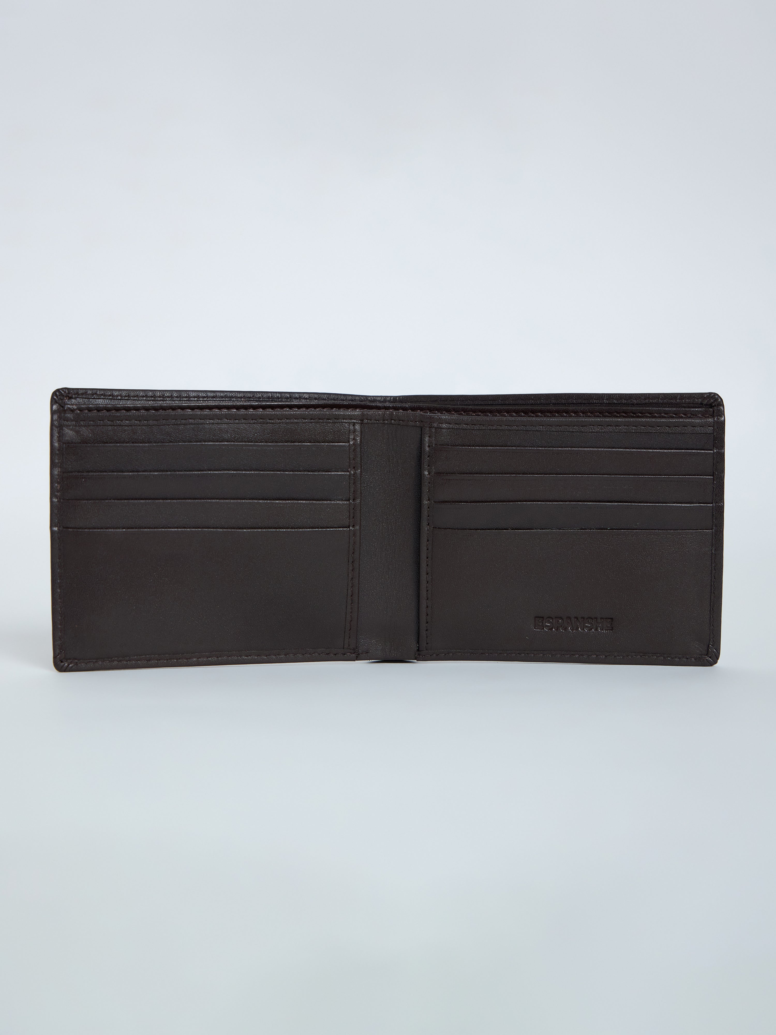 Arctic-5 - Vertical Leather ID Wallet - Brown