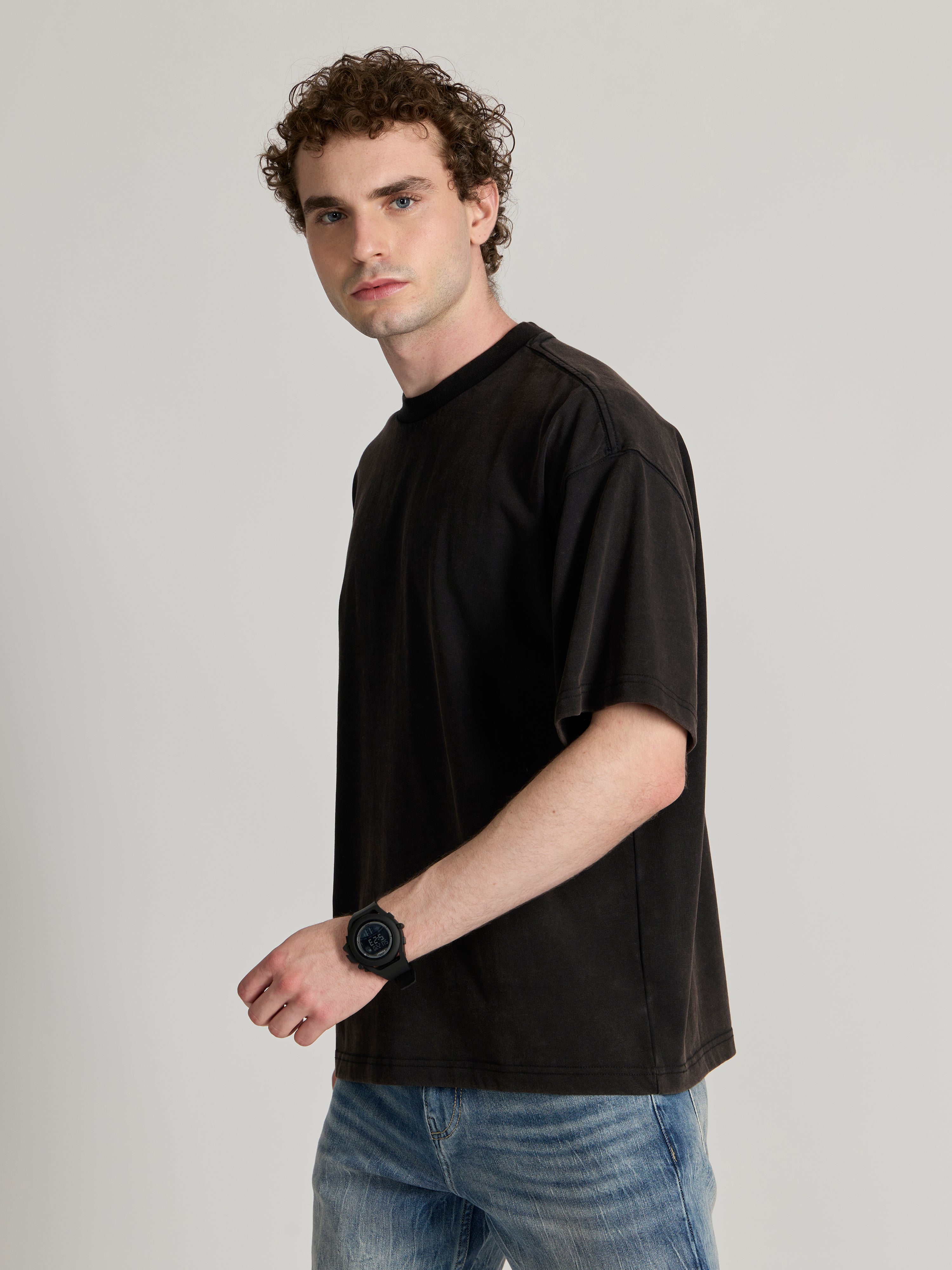 Men's  Baggy T-Shirt in black
