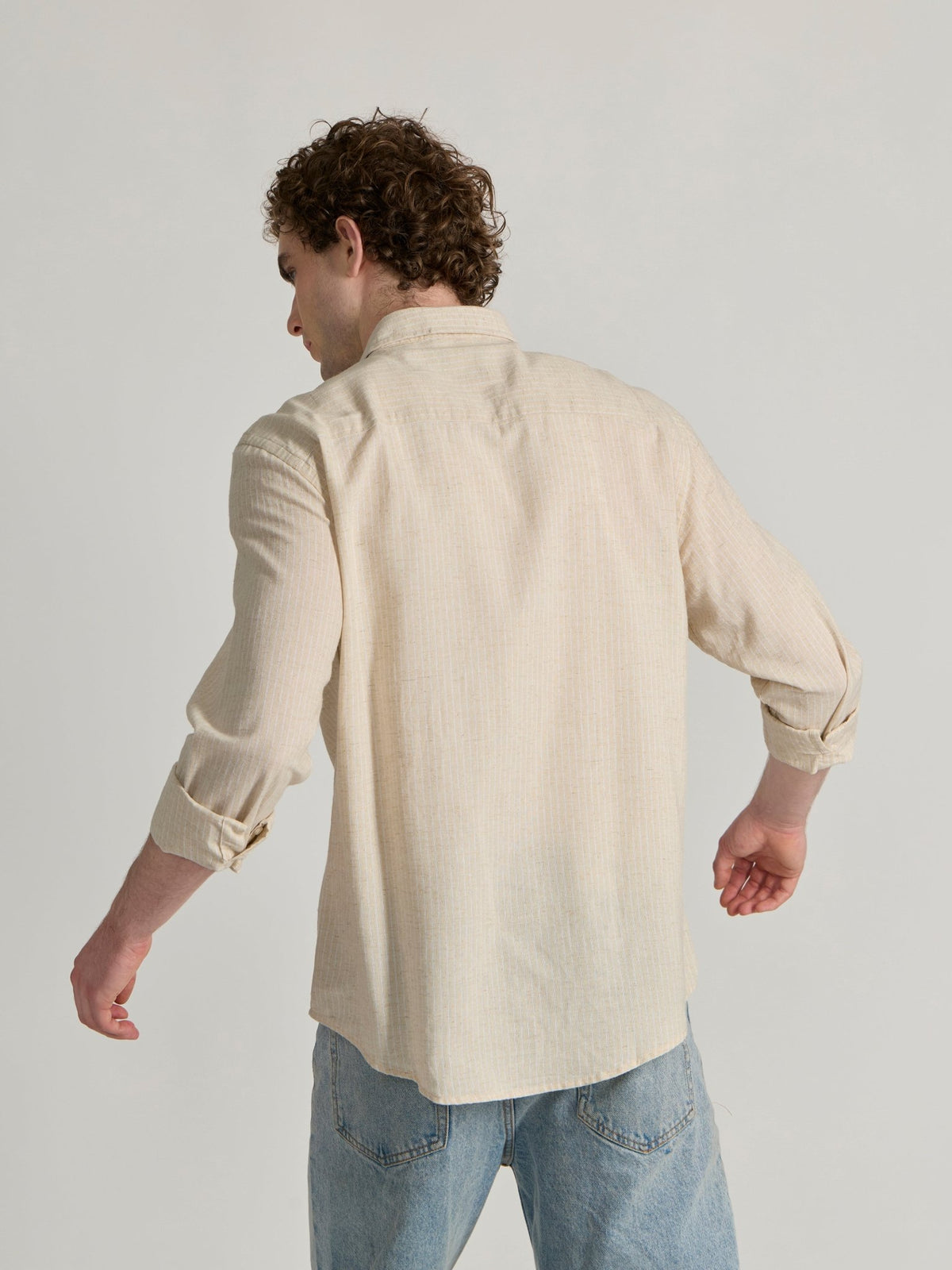 Graham - Striped Shirt - White - Espanshe