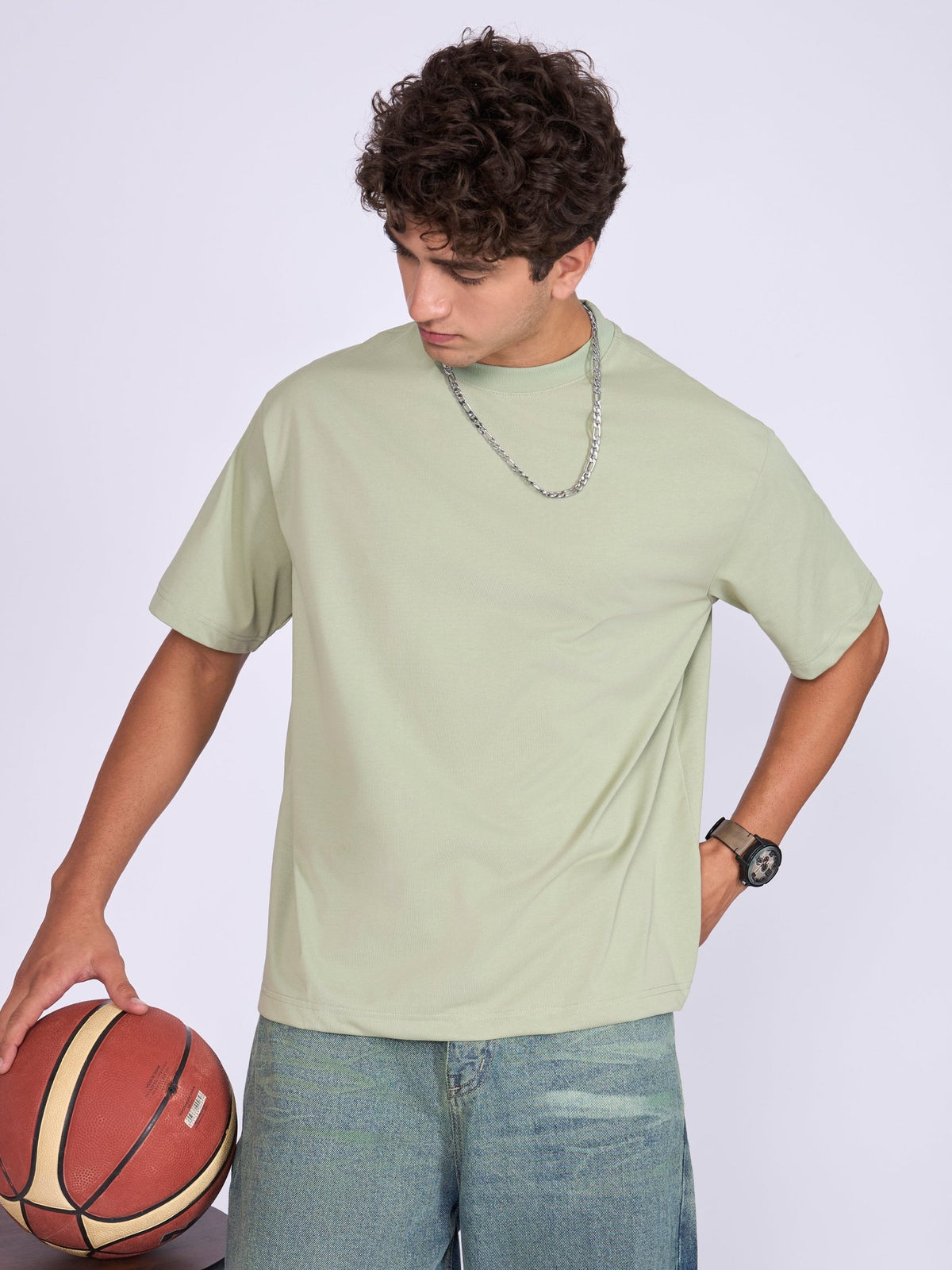Stirling - Loose Fit T-Shirt - Pista - Espanshe