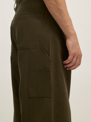  Super Baggy Cargo Pant - moss green