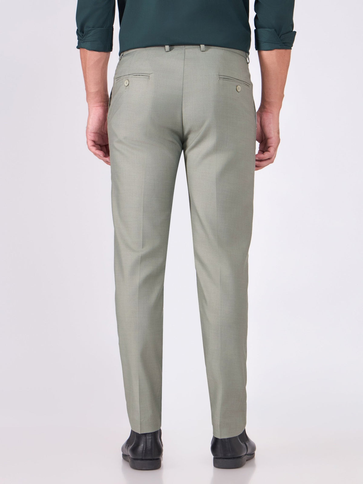 Itron - Skinny Fit Formal Pant - Light Green - Espanshe