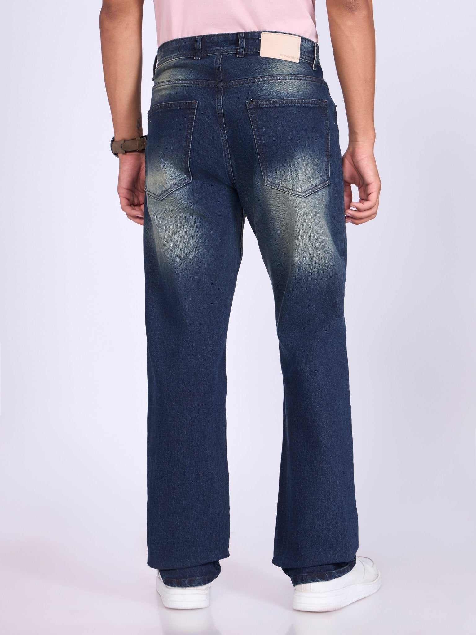 Mus - Straight Fit Jeans - Dark Blue - Espanshe