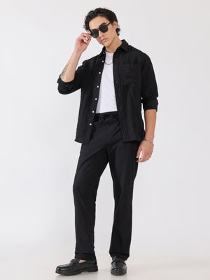 Men's  Relaxed Fit Joggers - black