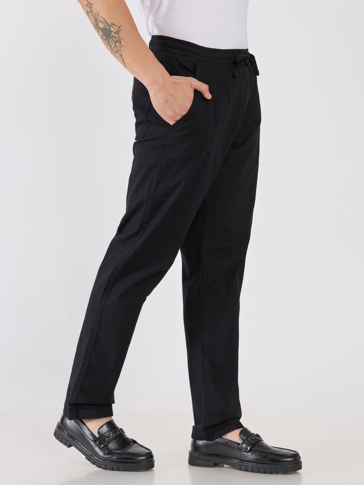 Grantham - Relaxed Fit Joggers - Black - Espanshe