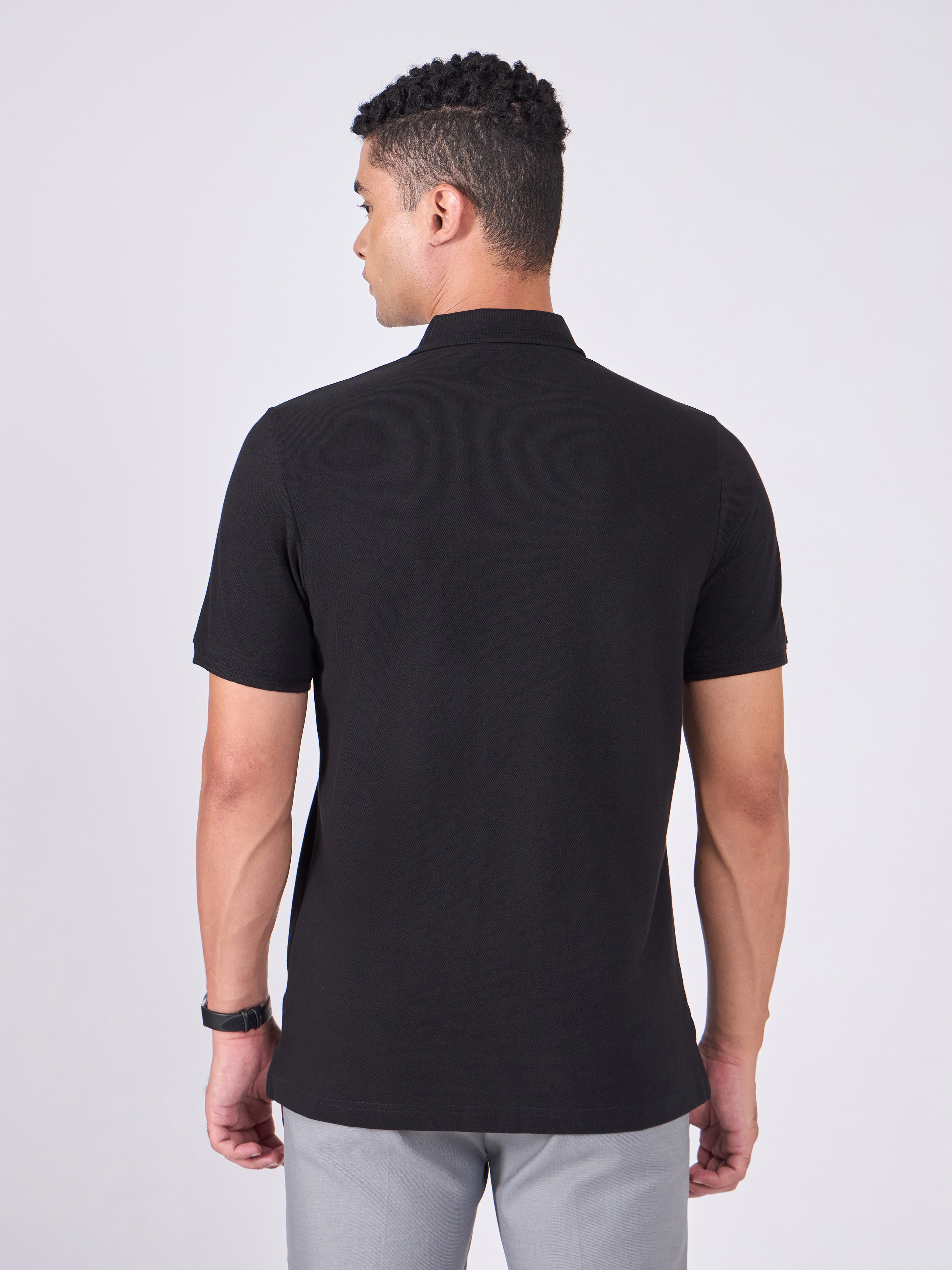 Men's Polo T-Shirt - black