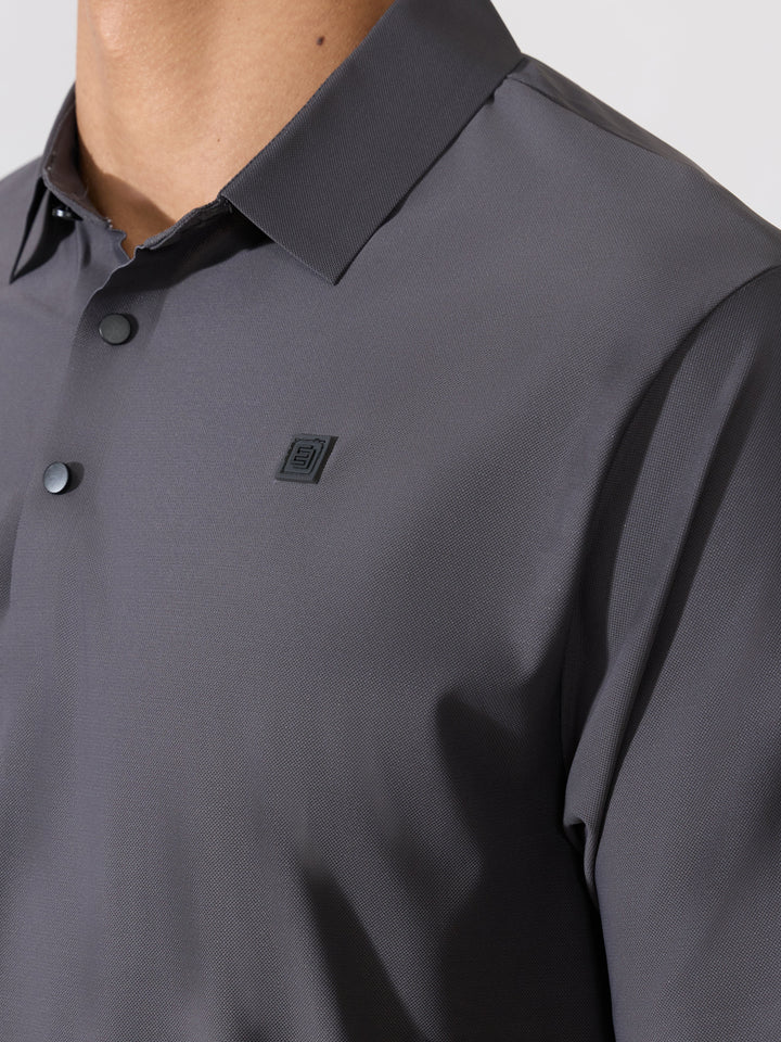 Men's Regular Fit Polo T-Shirt - grey