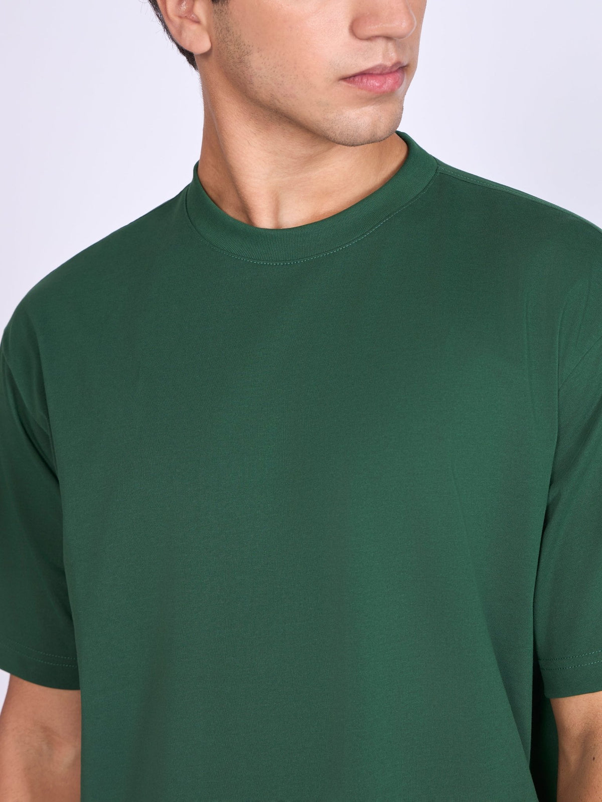 Stirling - Loose Fit T-Shirt - Emerald Green - Espanshe