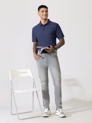 men's Grey Shade Skinny Fit Jeans