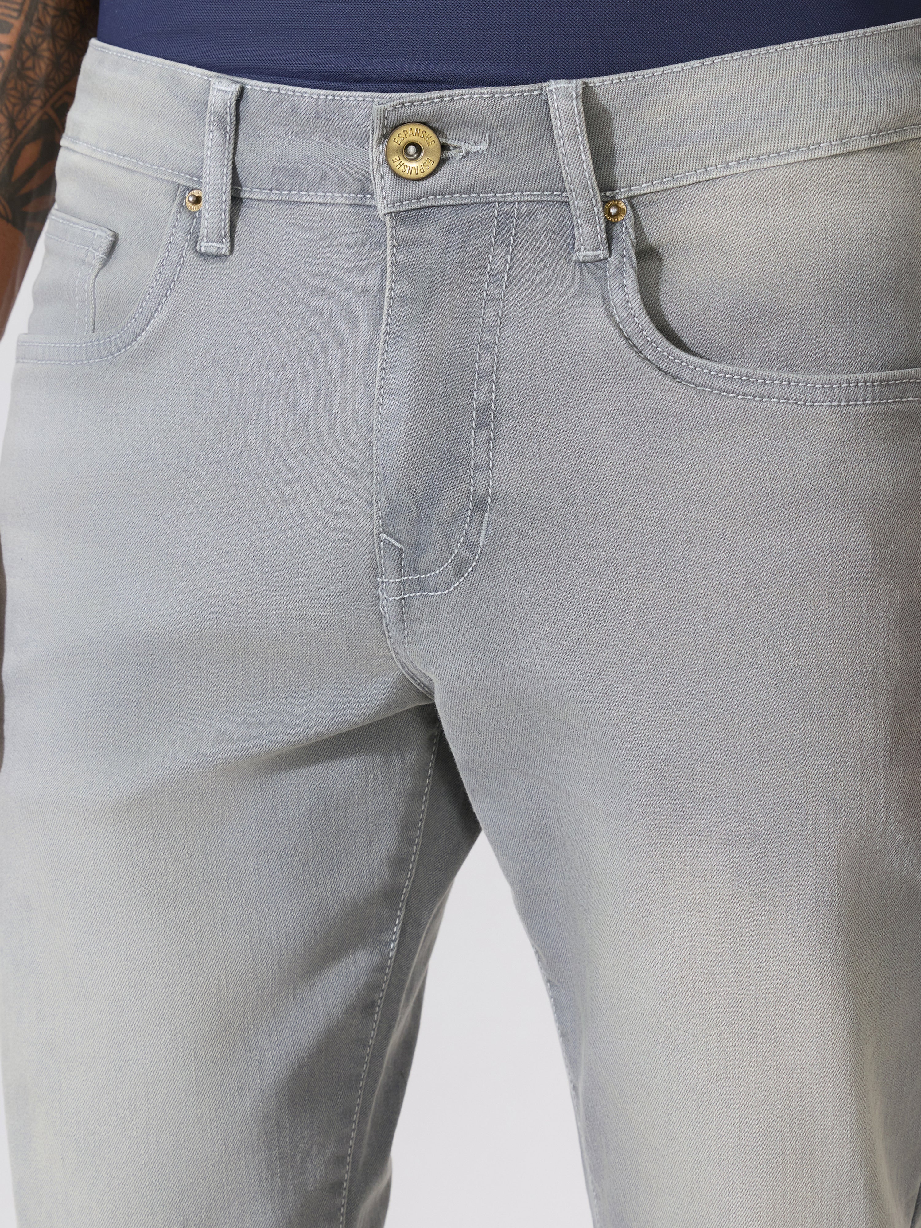 men's Grey Shade Skinny Fit Jeans